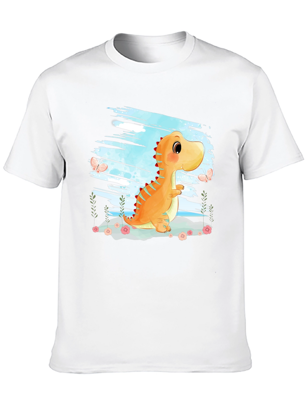 Cute Dinosaur Graphic T-Shirt