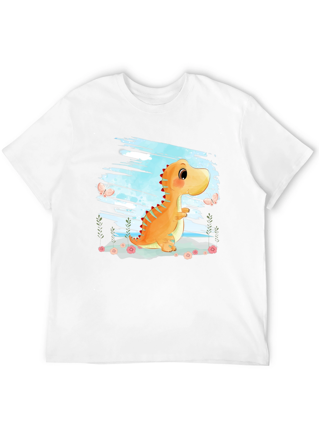 Cute Dinosaur Graphic T-Shirt