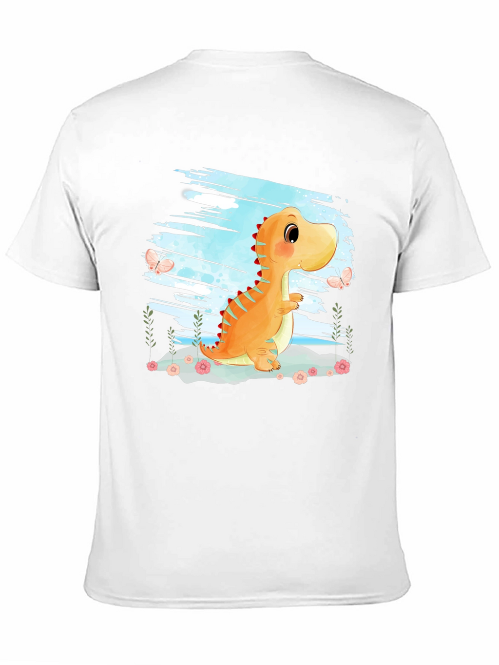 Cute Dinosaur Graphic T-Shirt