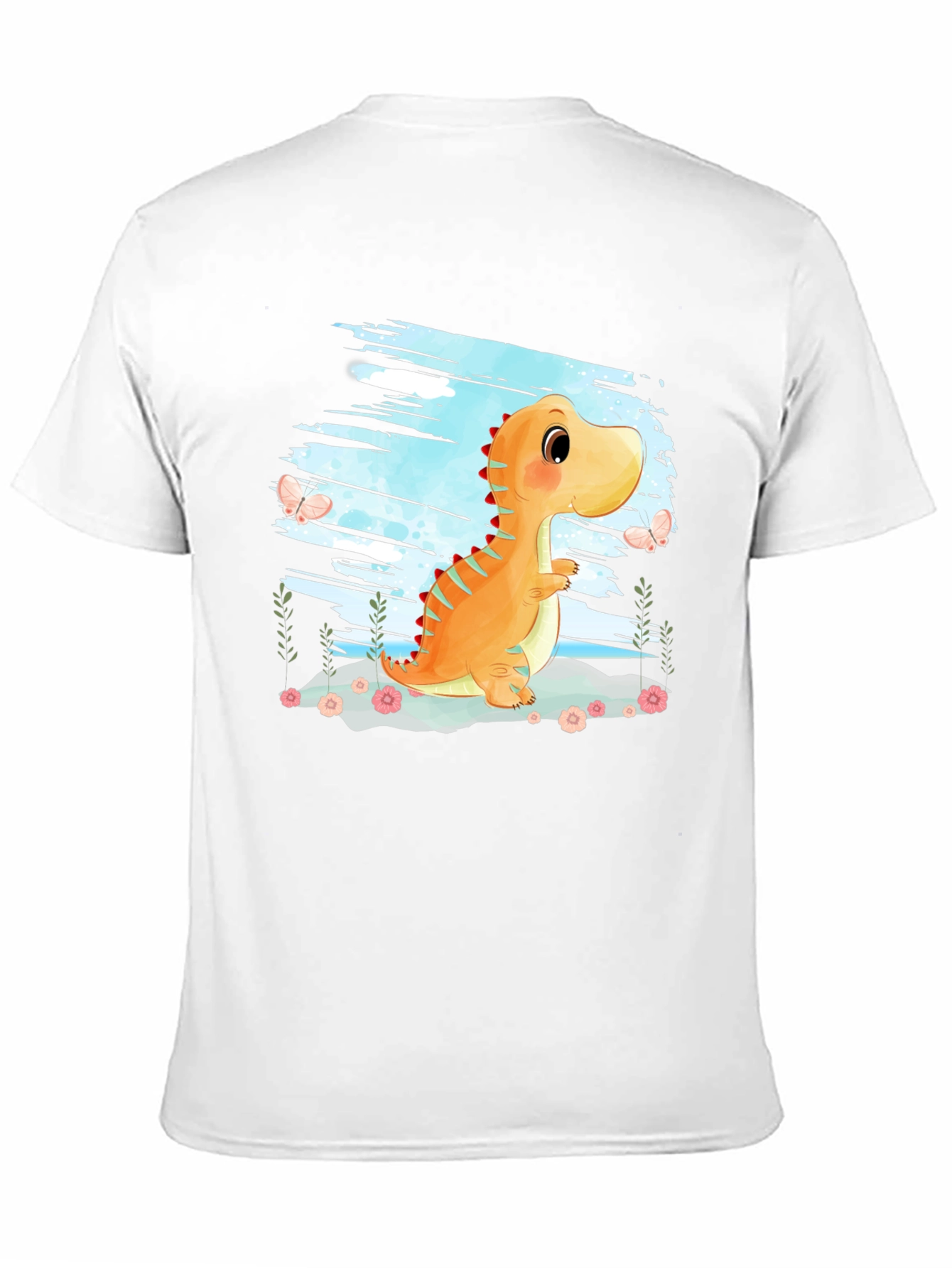 Cute Dinosaur Graphic T-Shirt