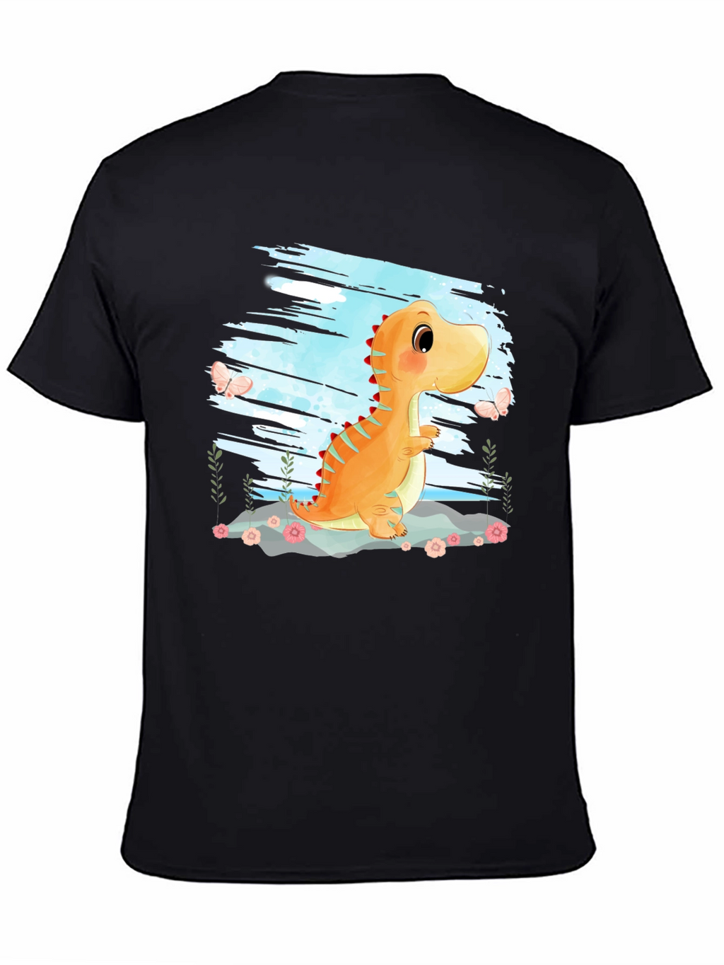 Cute Dinosaur Graphic T-Shirt