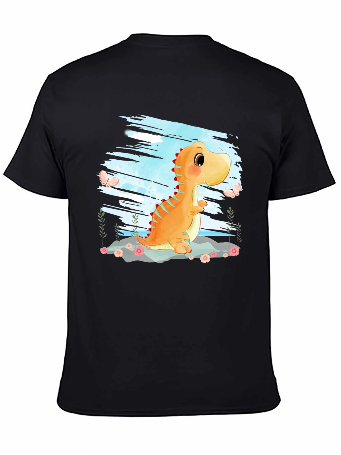 Cute Dinosaur Graphic T-Shirt