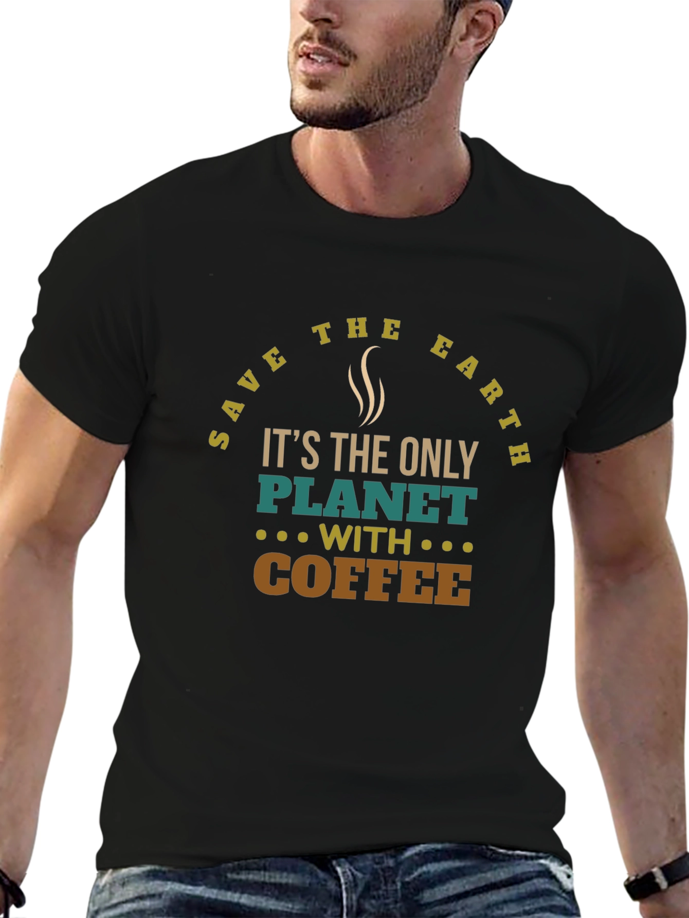 Save the Earth Coffee T-Shirt
