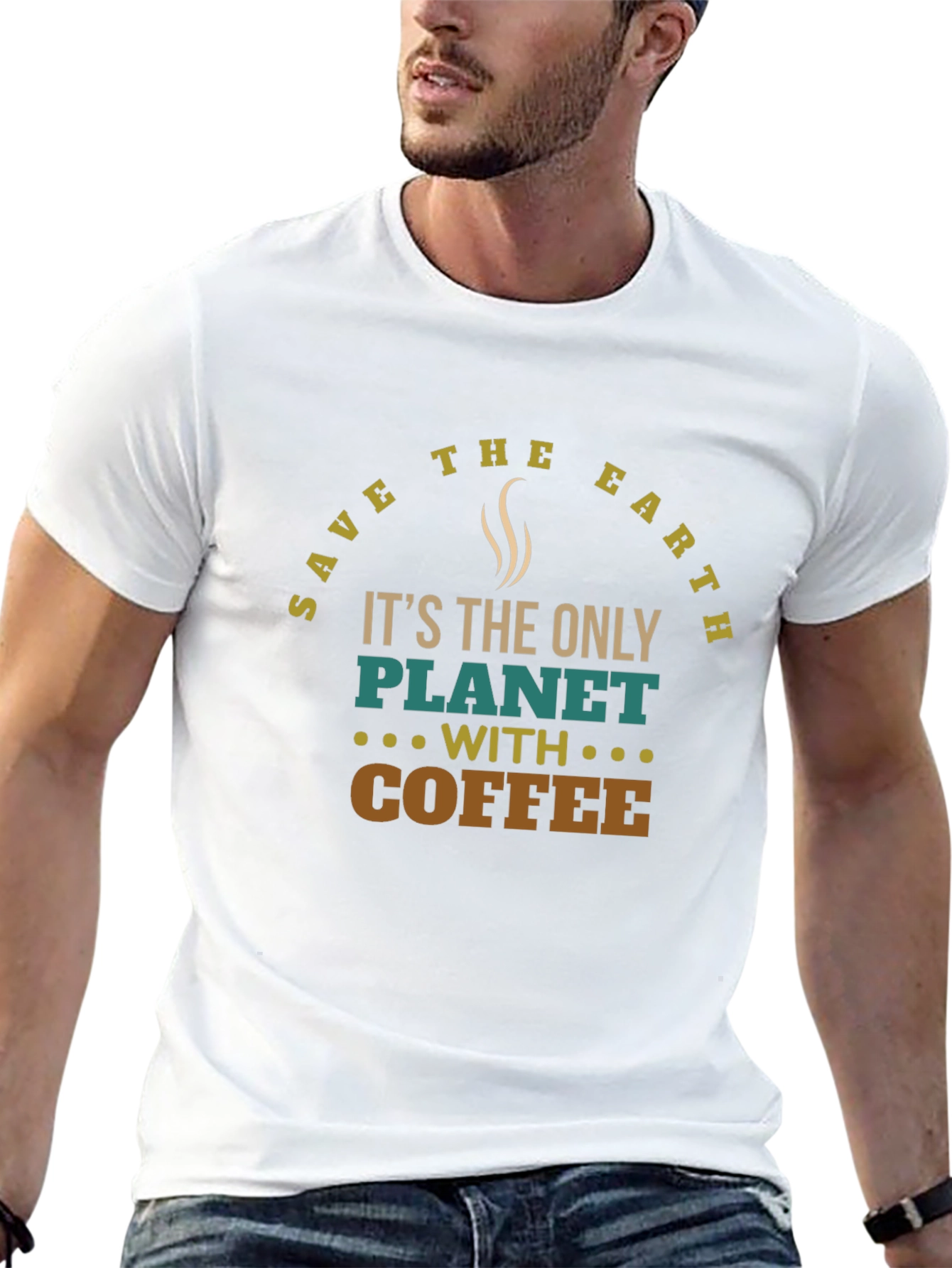 Save the Earth Coffee T-Shirt