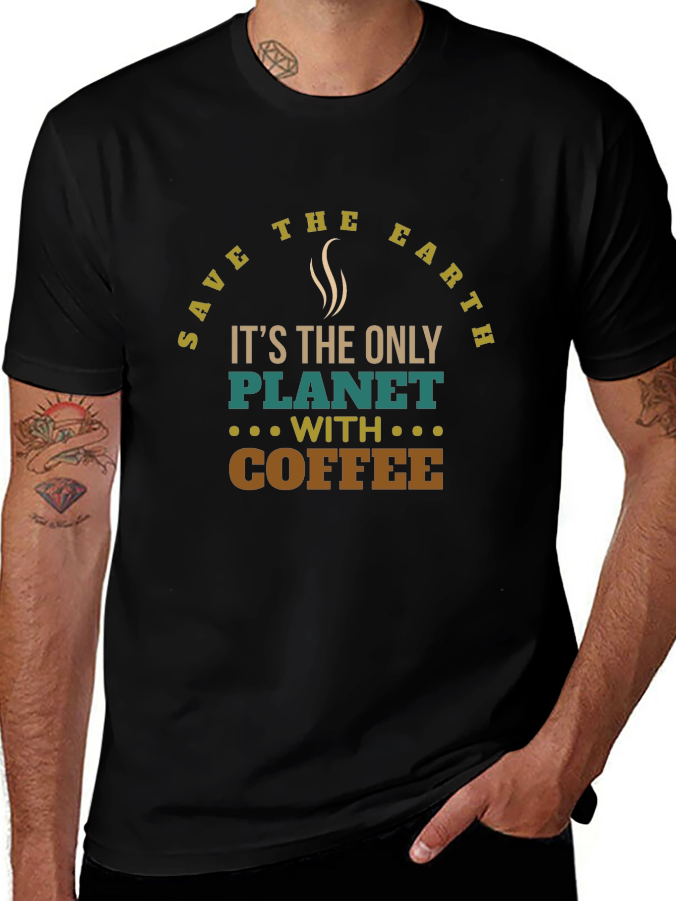 Save the Earth Coffee T-Shirt