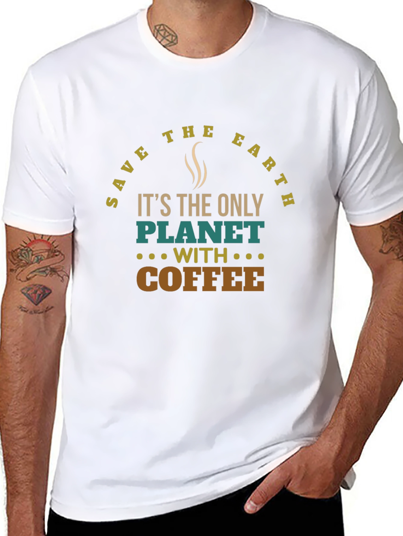 Save the Earth Coffee T-Shirt