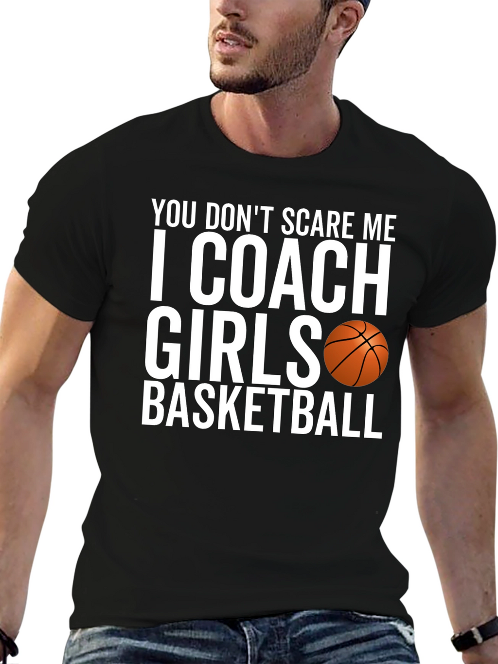 Coach Girls Basketball T-Shirt Funny Sports Tee