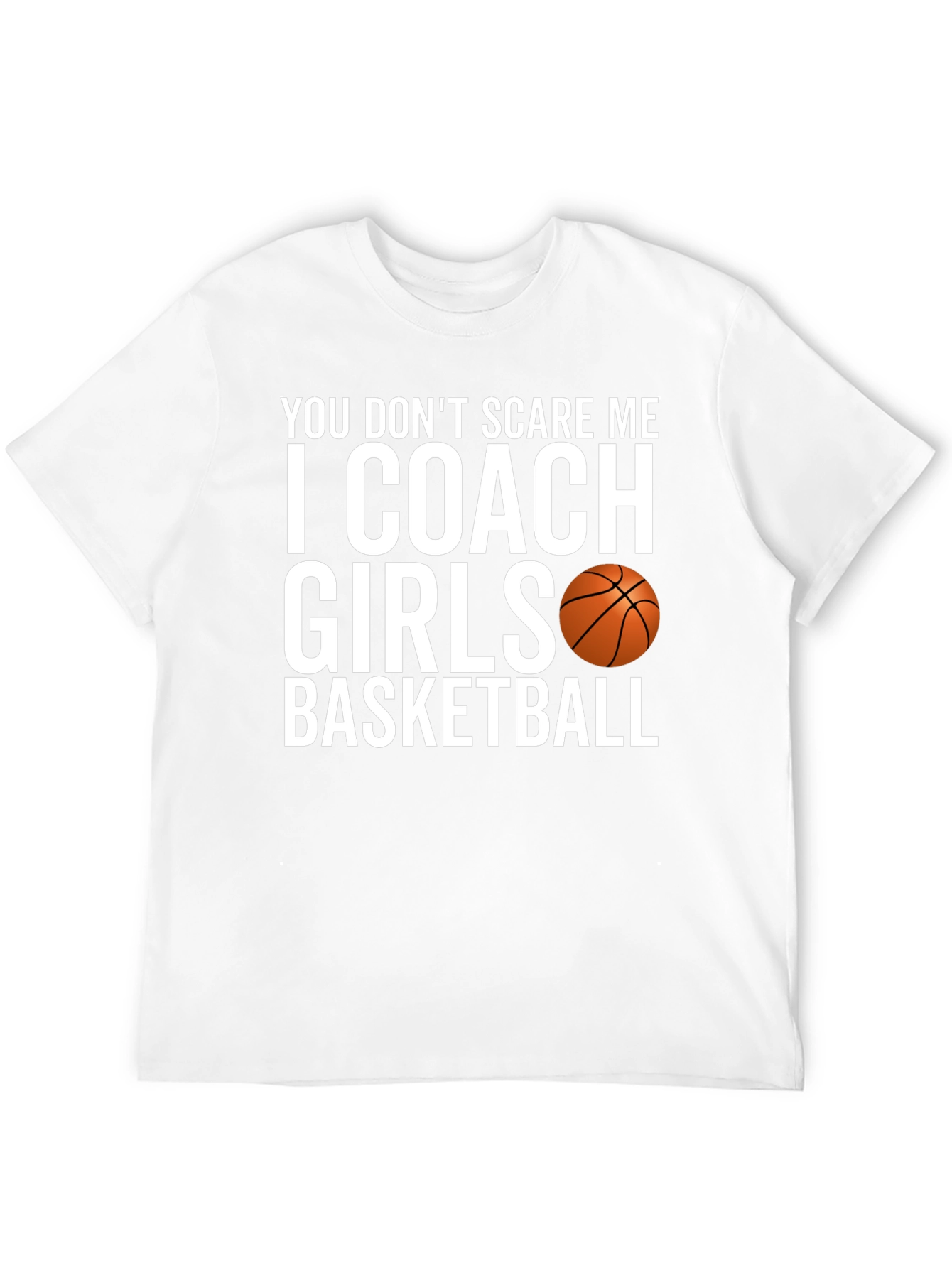 Coach Girls Basketball T-Shirt Funny Sports Tee