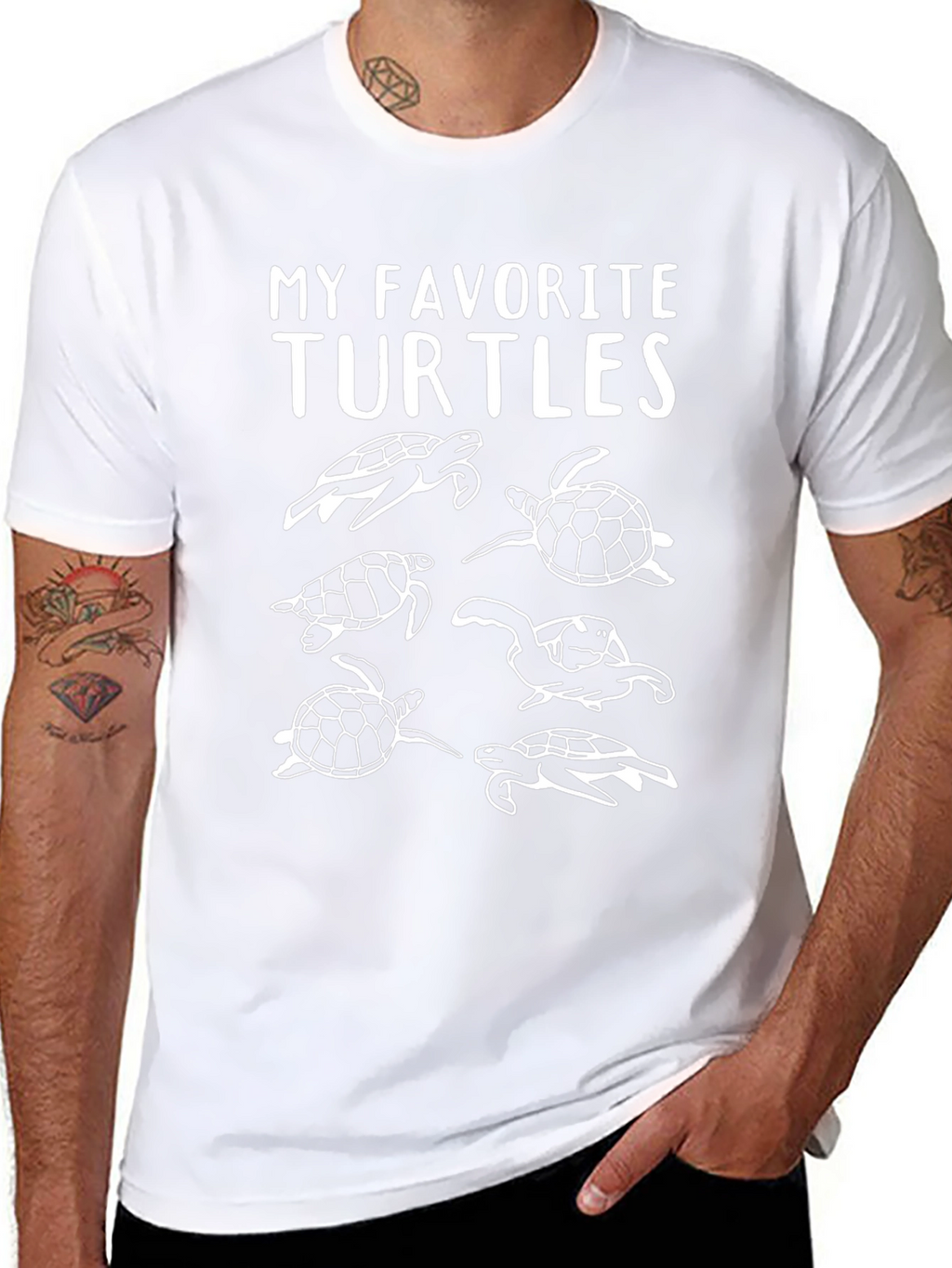 My Favorite Turtles Graphic T-Shirt