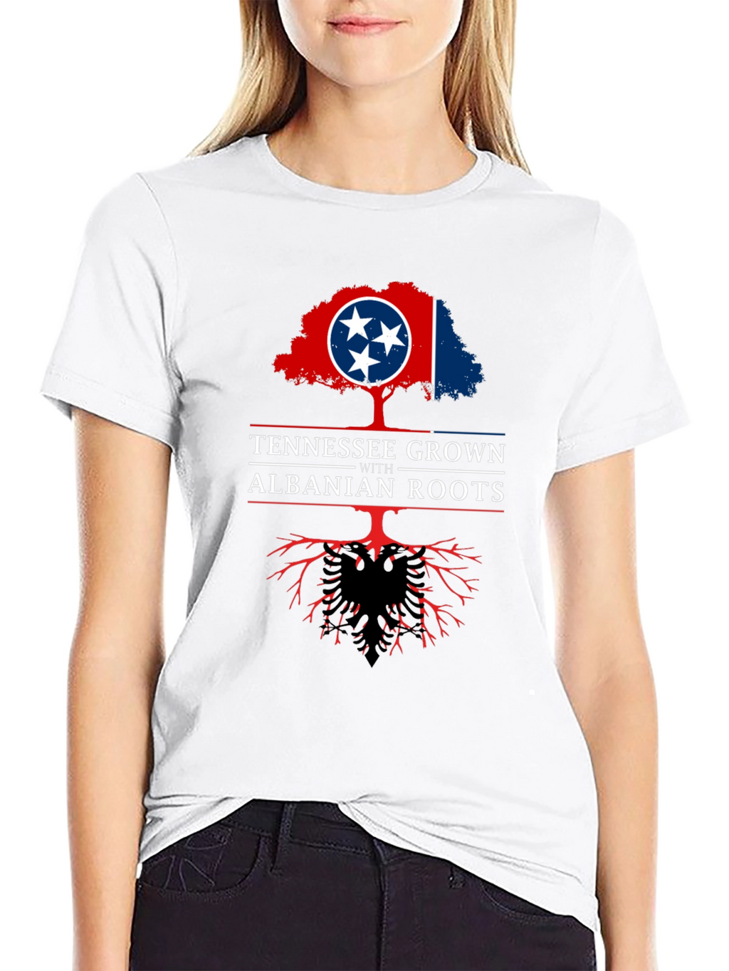 Tennessee Grown with Albanian Roots T-Shirt