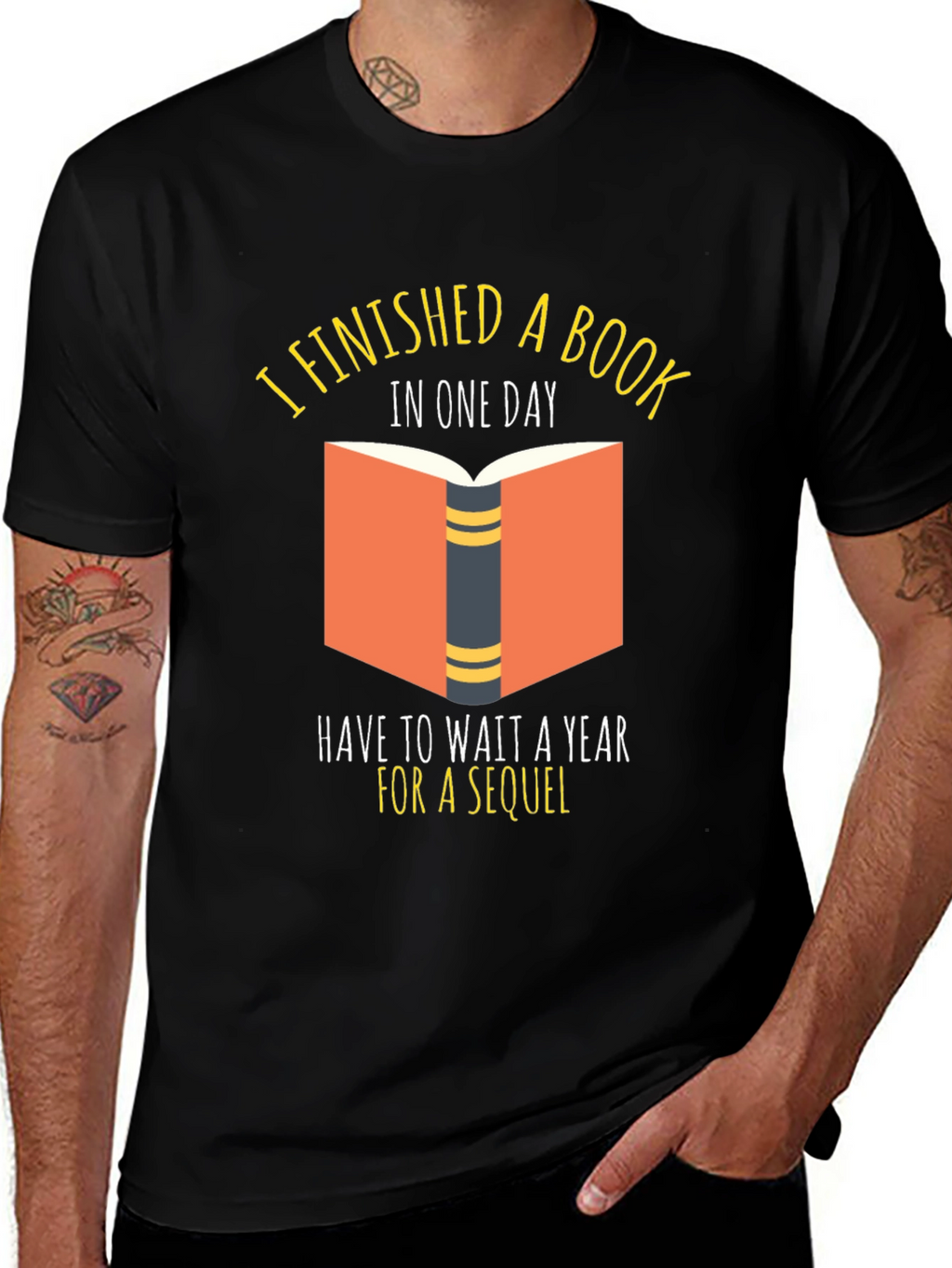 Book Lover T-Shirt: Finished a Book in One Day