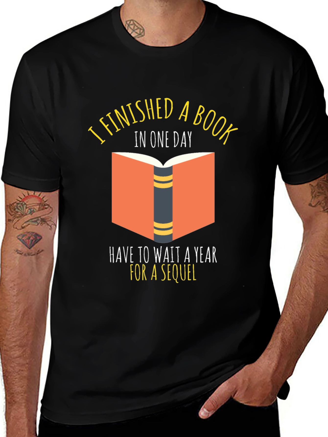 Book Lover T-Shirt: Finished a Book in One Day