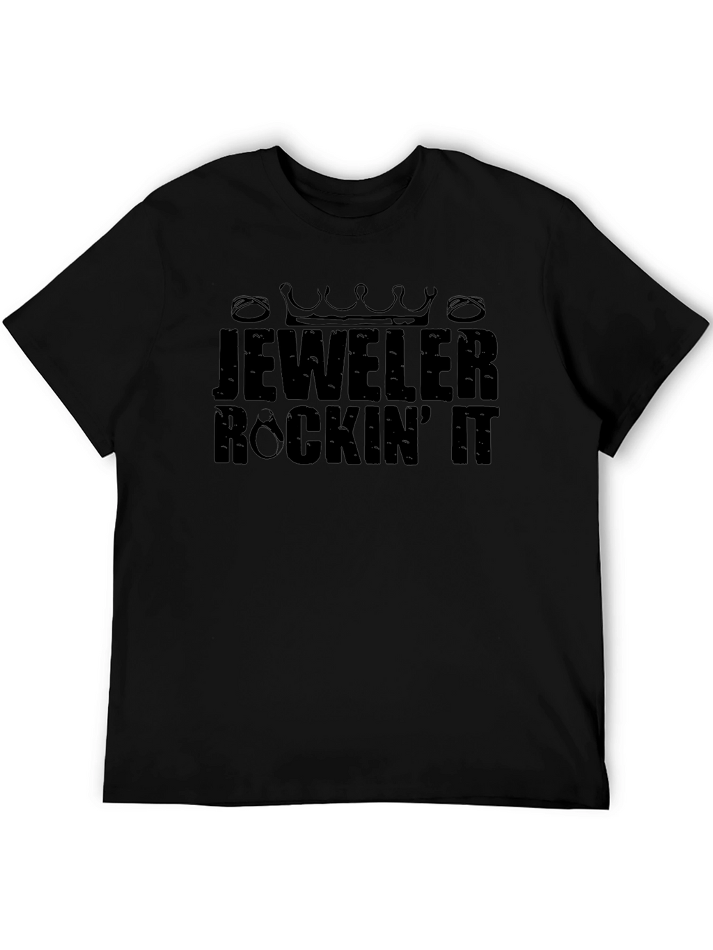 Jeweler Rockin It Black Graphic Tee