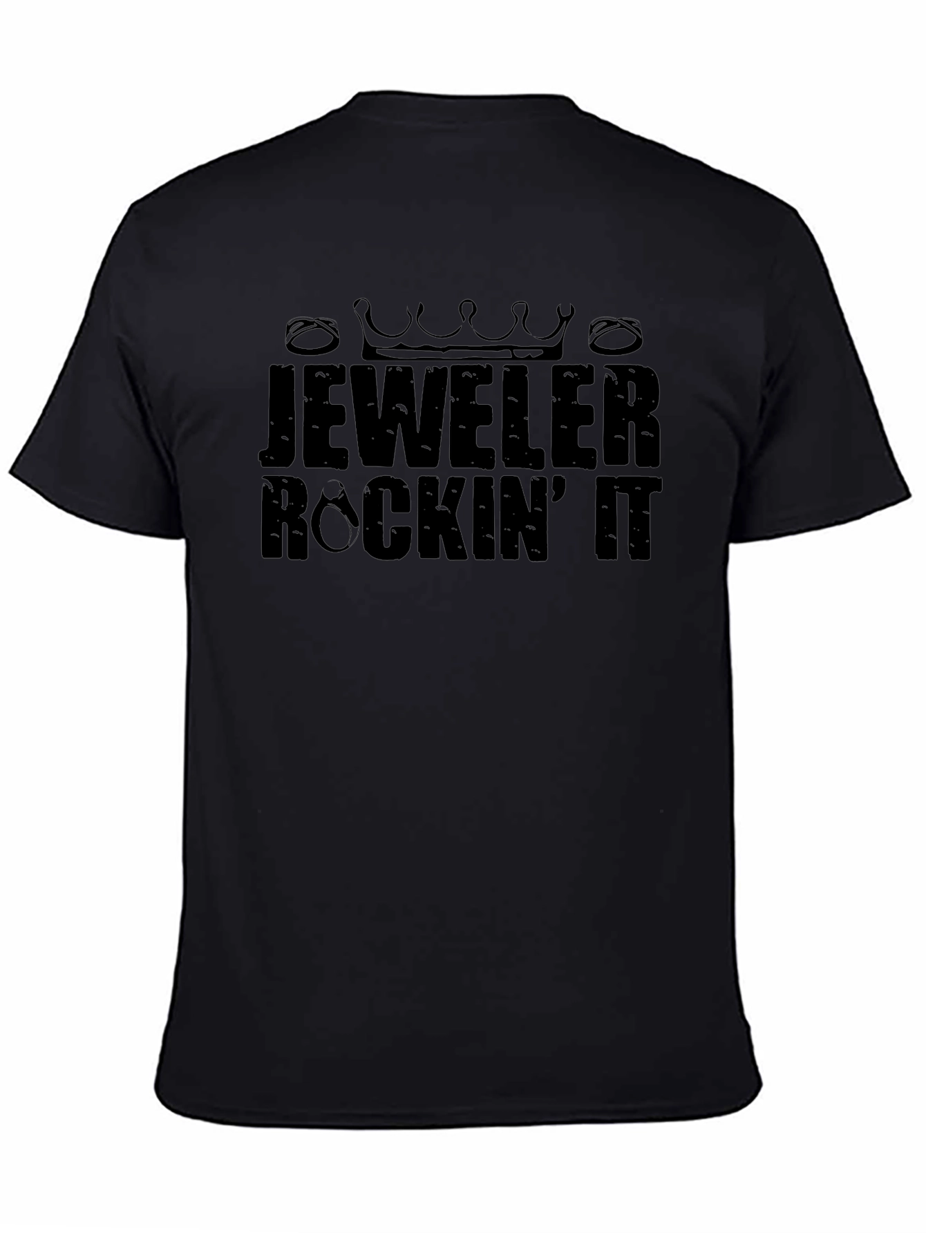 Jeweler Rockin It Black Graphic Tee