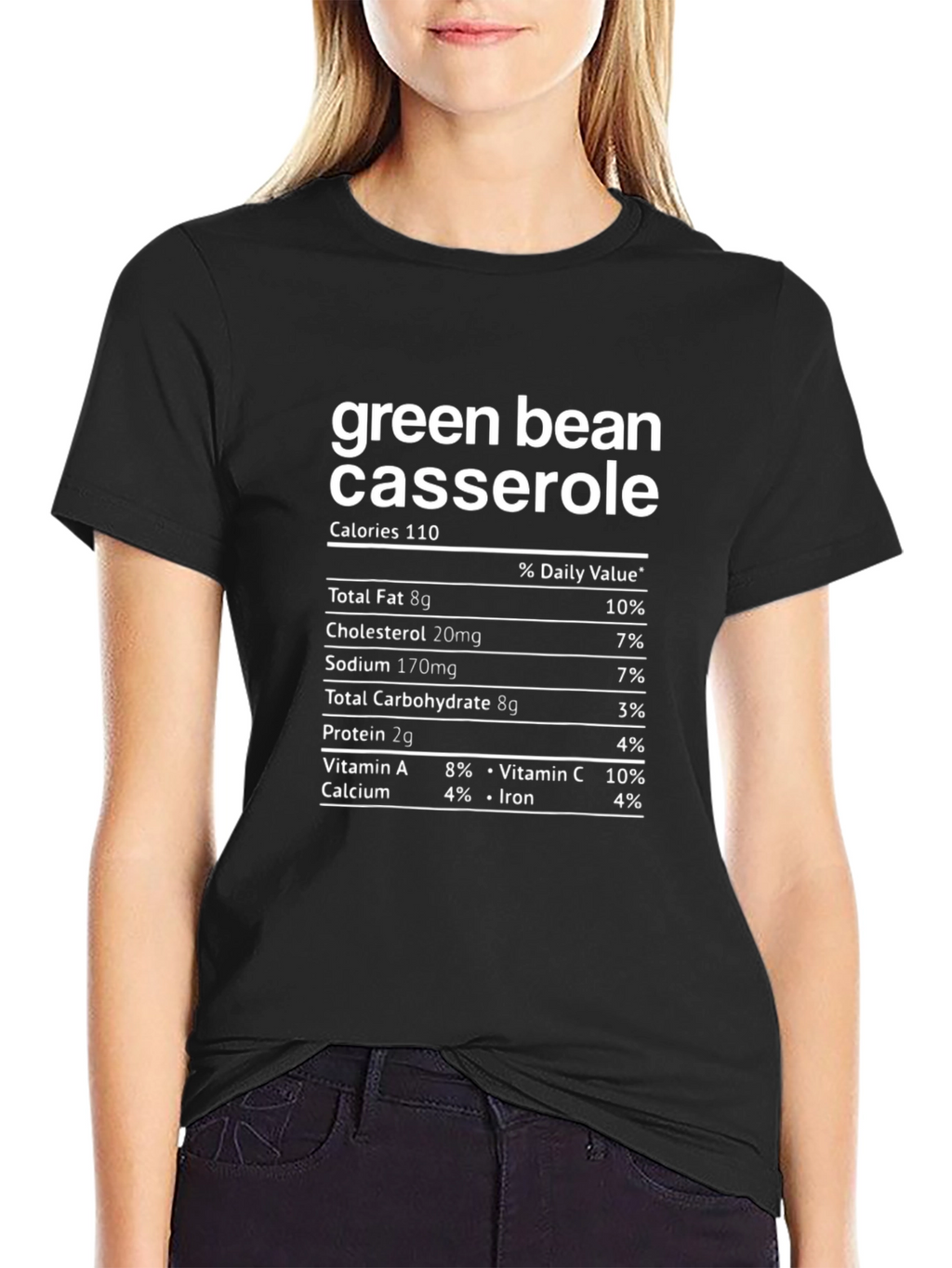 Green Bean Casserole Nutrition Facts T-Shirt