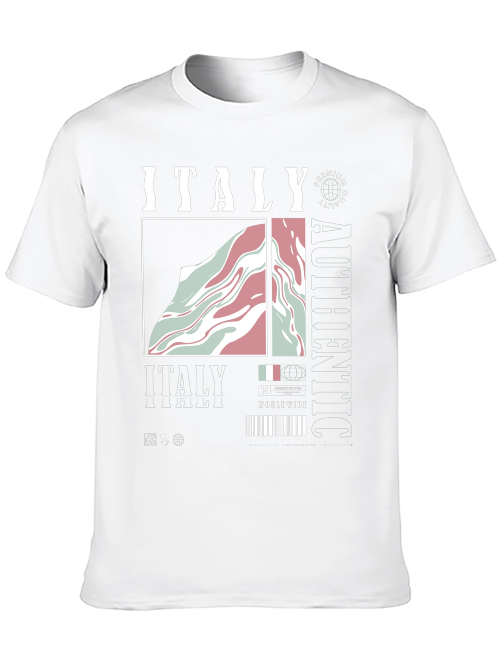 Italy Premium Quality Graphic Tee