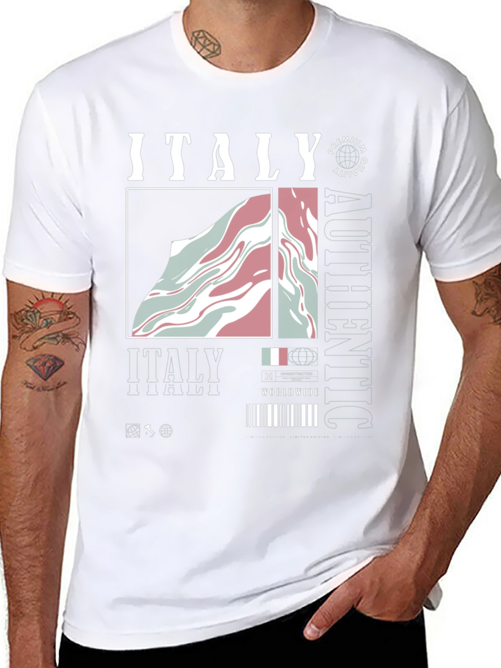 Italy Premium Quality Graphic Tee