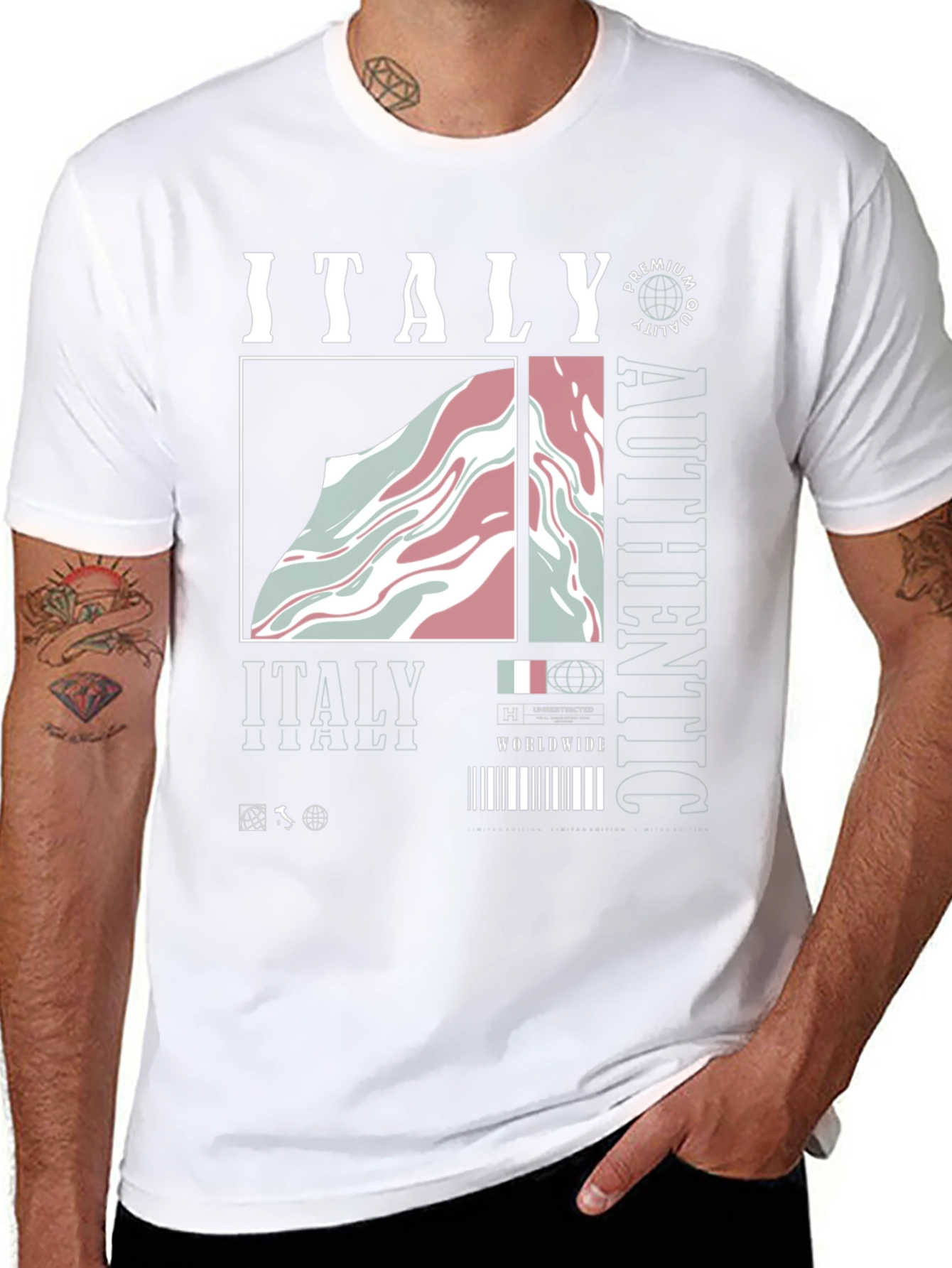 Italy Premium Quality Graphic Tee