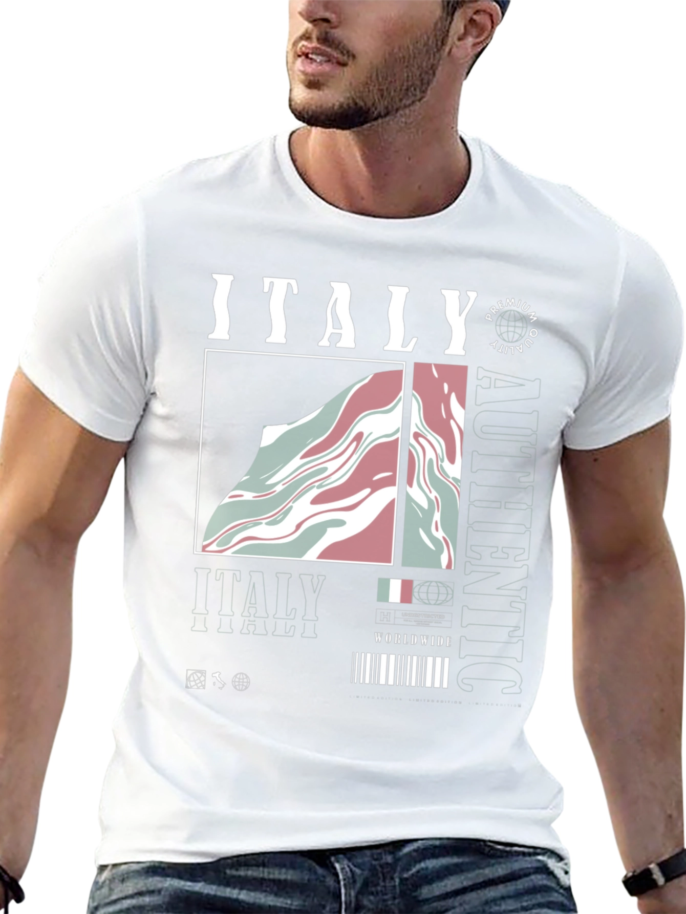 Italy Premium Quality Graphic Tee