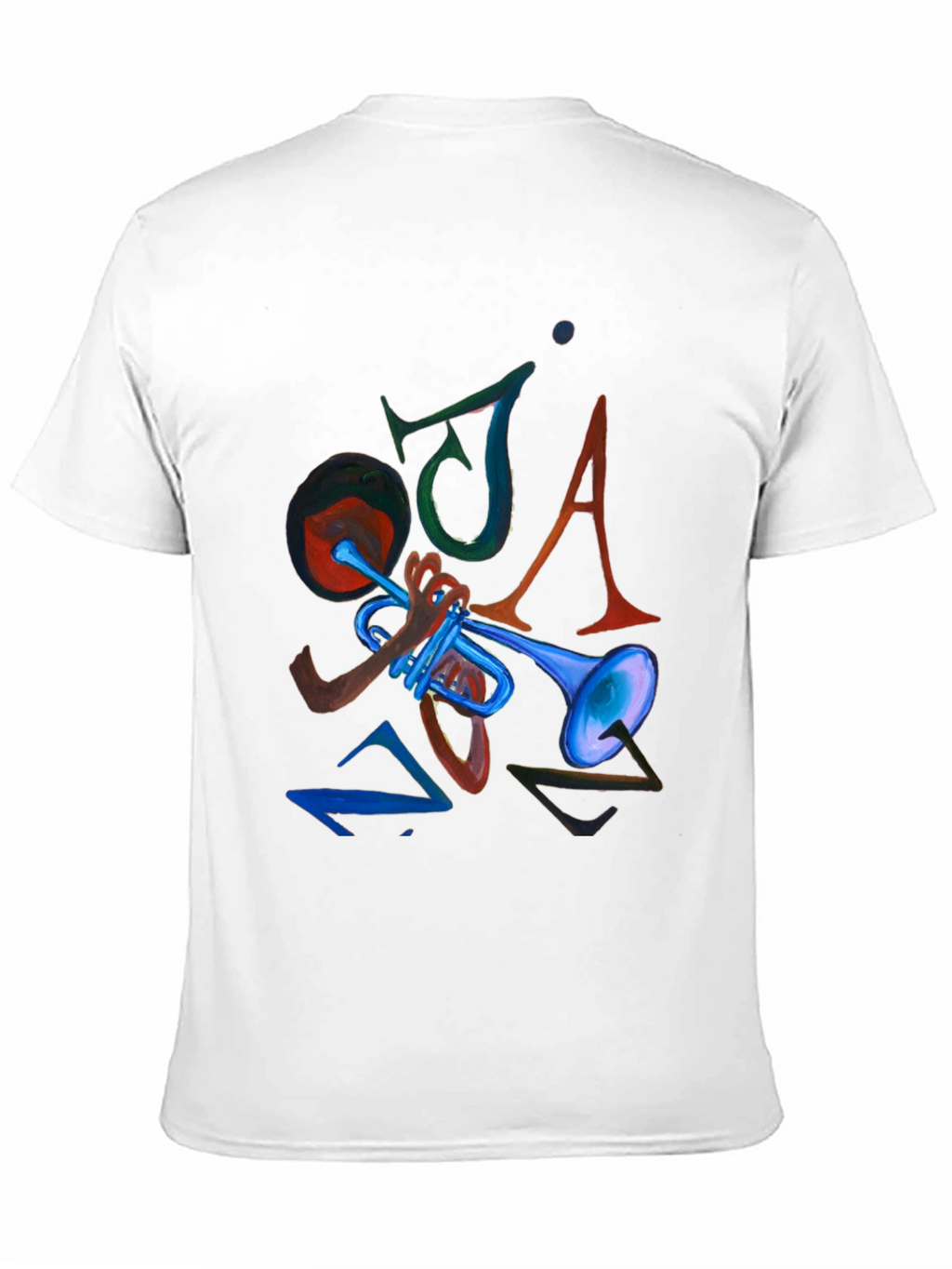 JAZZ Graphic Print Black Tee