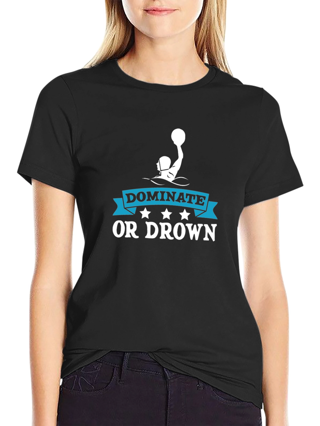 Dominate or Drown Water Polo Graphic T-Shirt