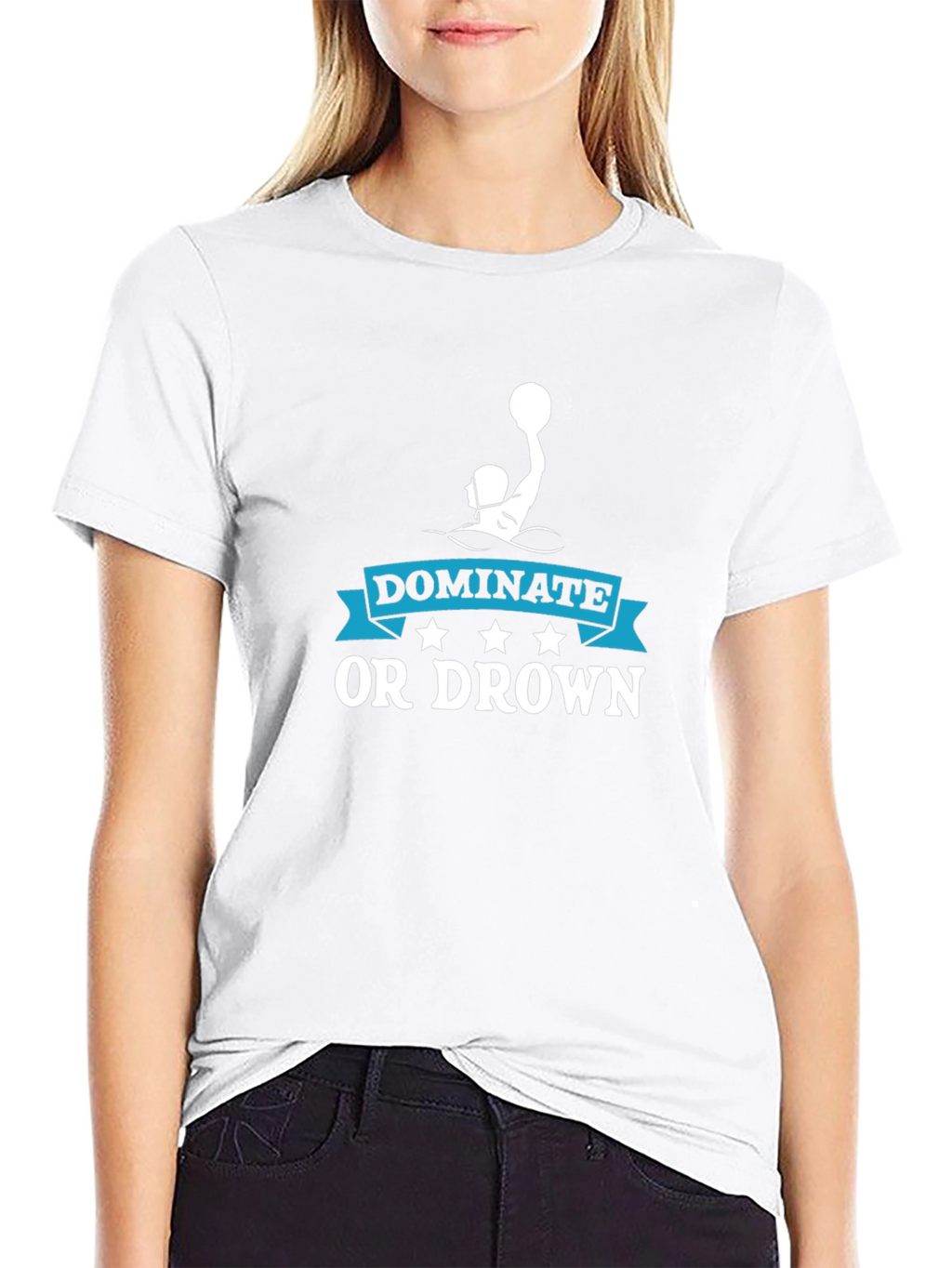 Dominate or Drown Water Polo Graphic T-Shirt