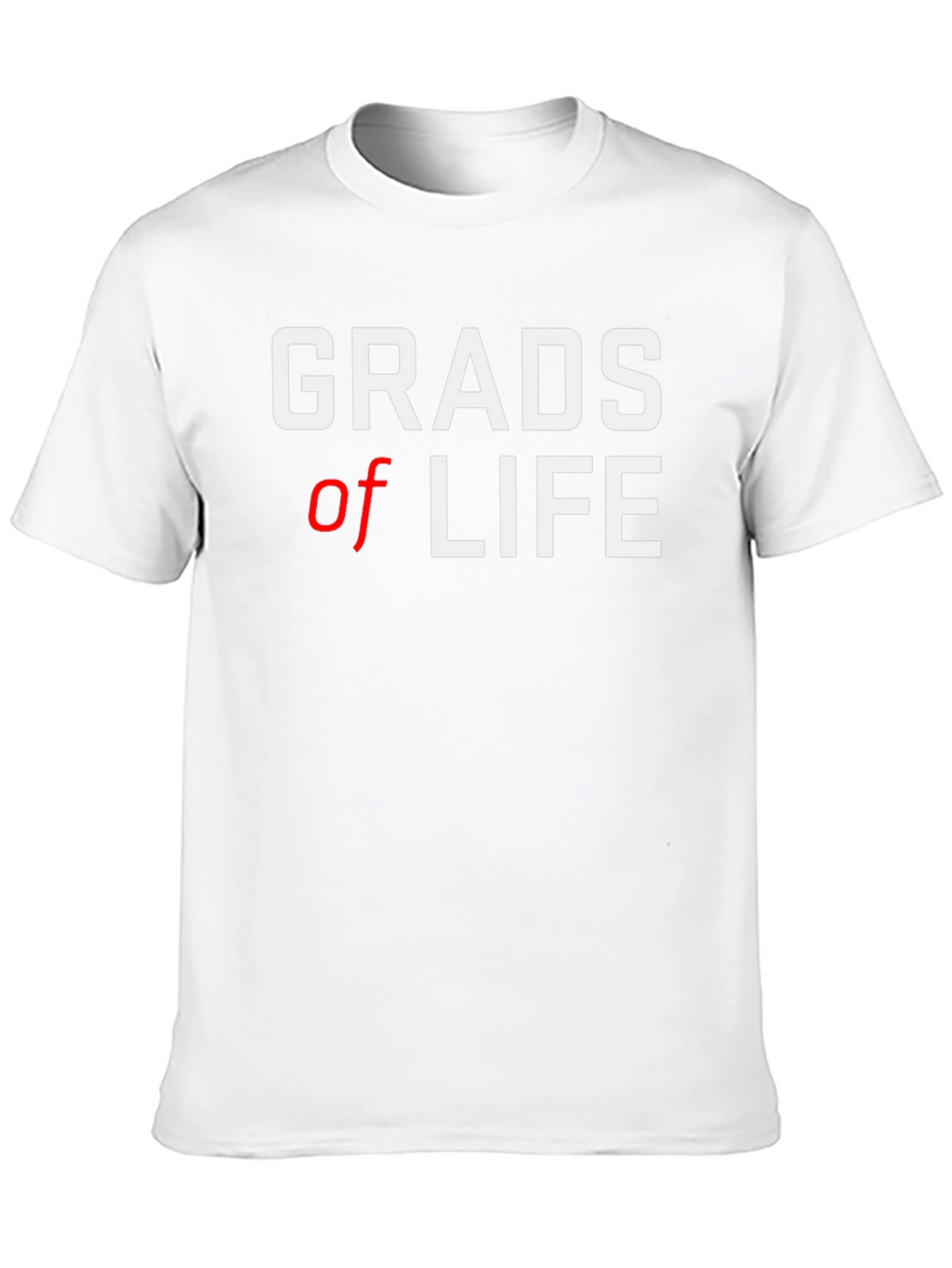 Grads of Life Black Cotton T-Shirt