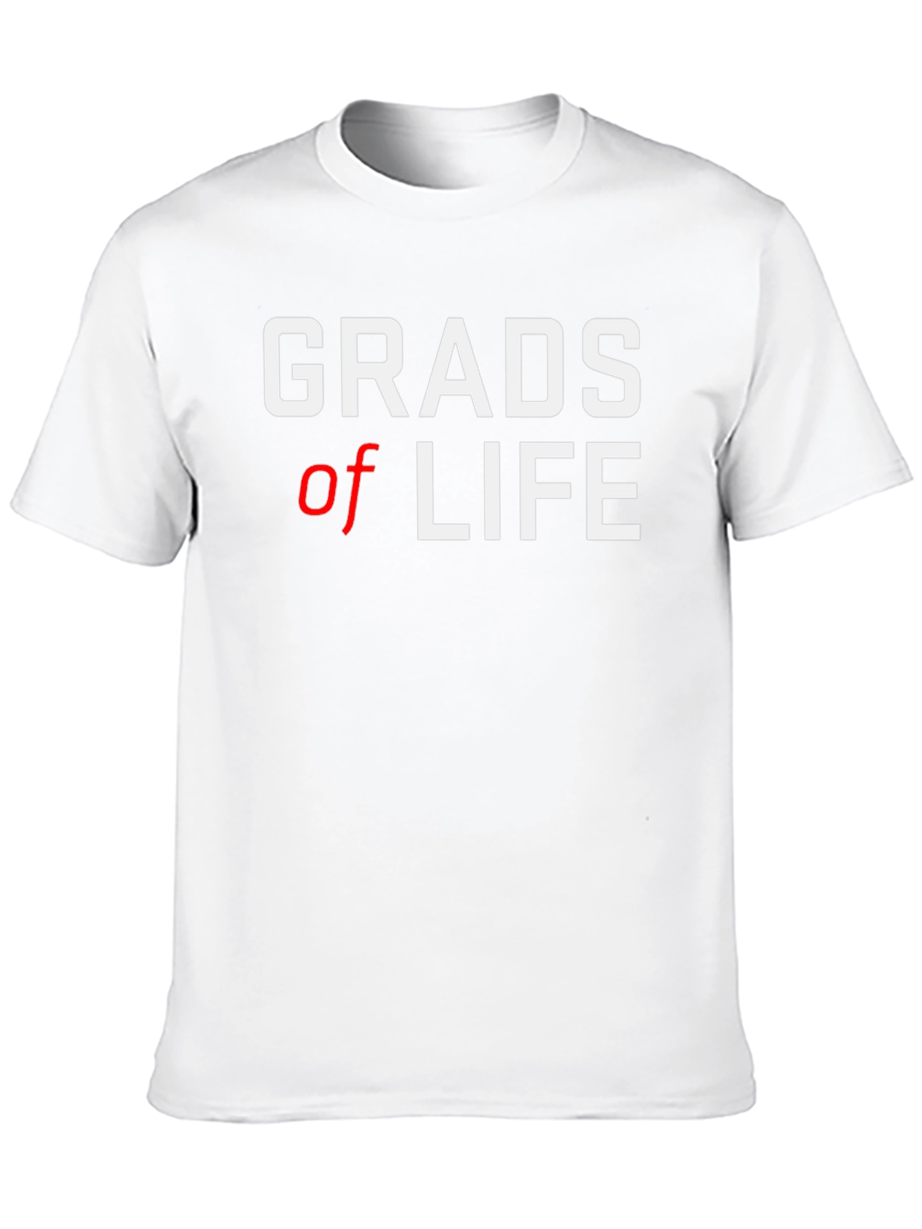 Grads of Life Black Cotton T-Shirt