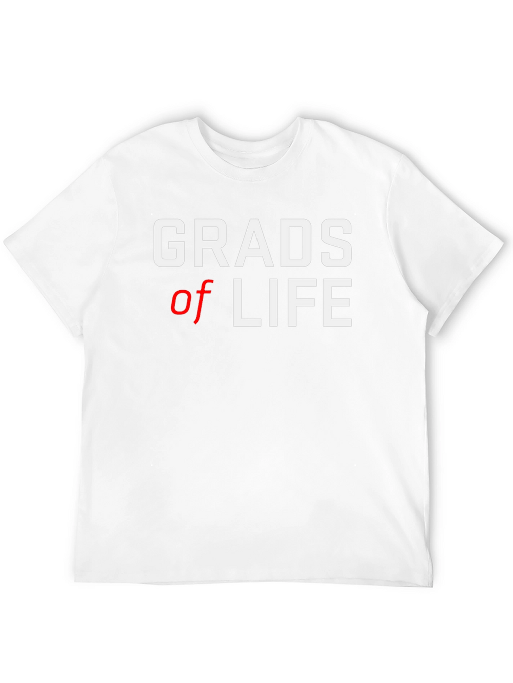 Grads of Life Black Cotton T-Shirt