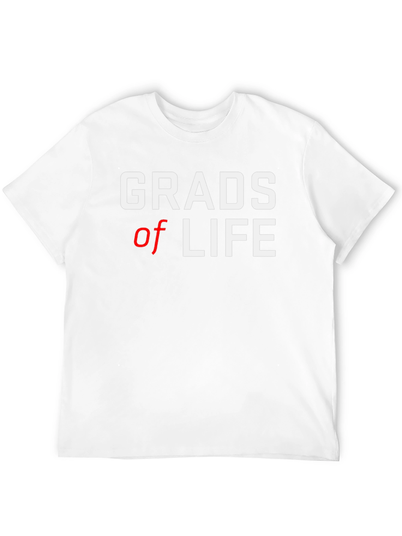 Grads of Life Black Cotton T-Shirt