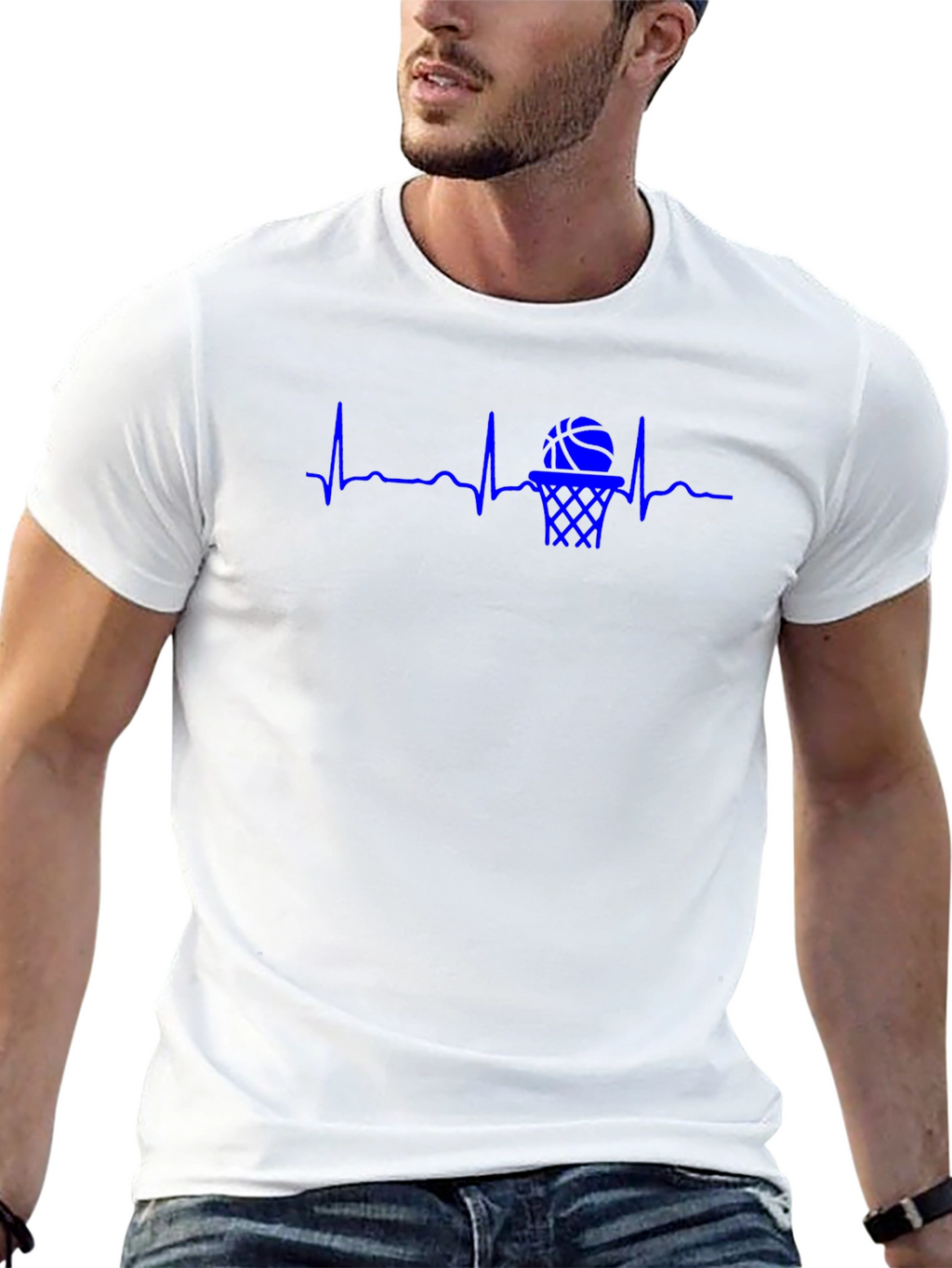 Basketball Heartbeat T-Shirt