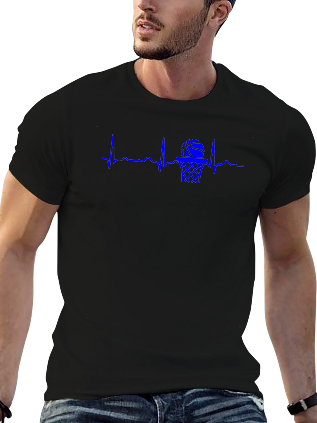 Basketball Heartbeat T-Shirt