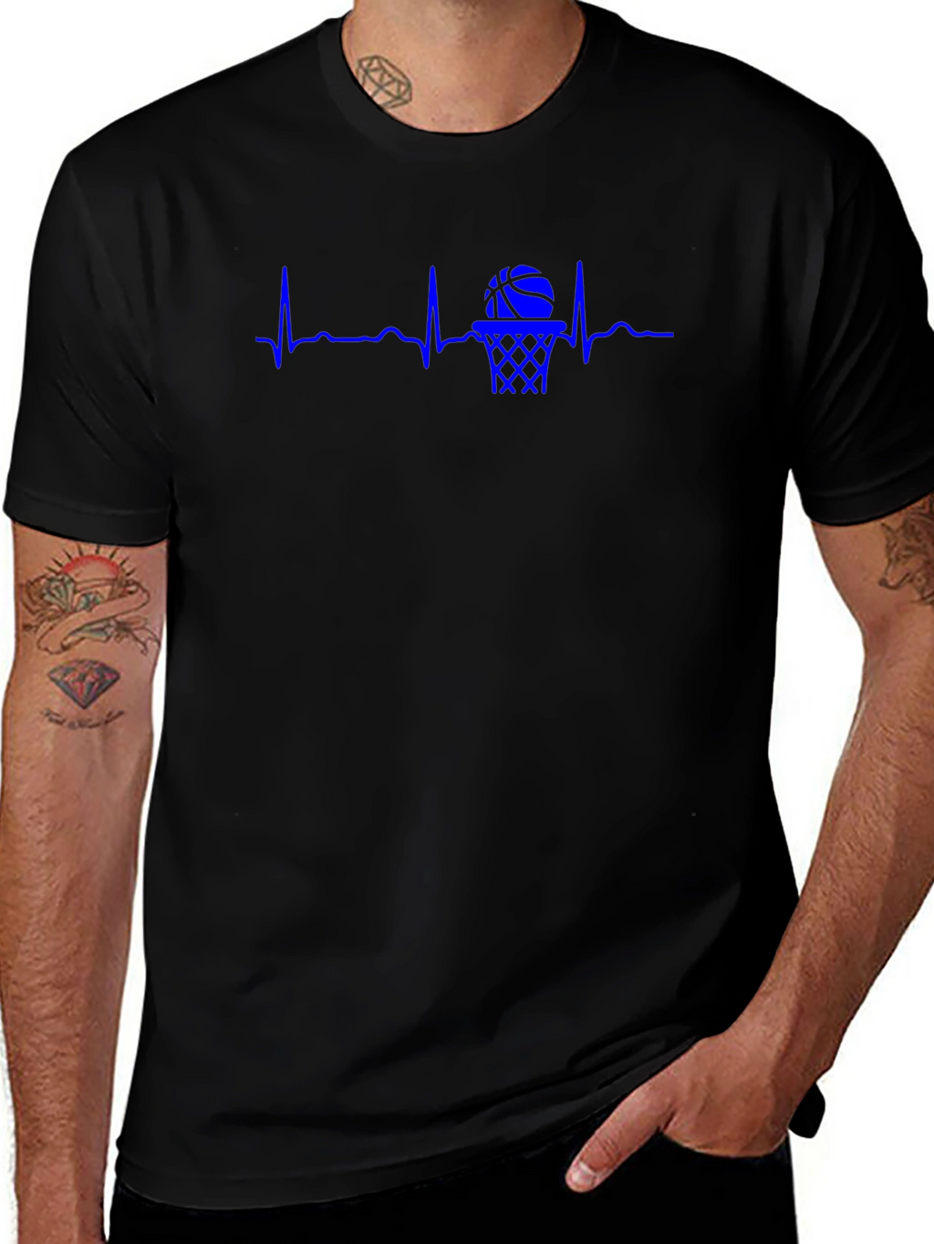 Basketball Heartbeat T-Shirt