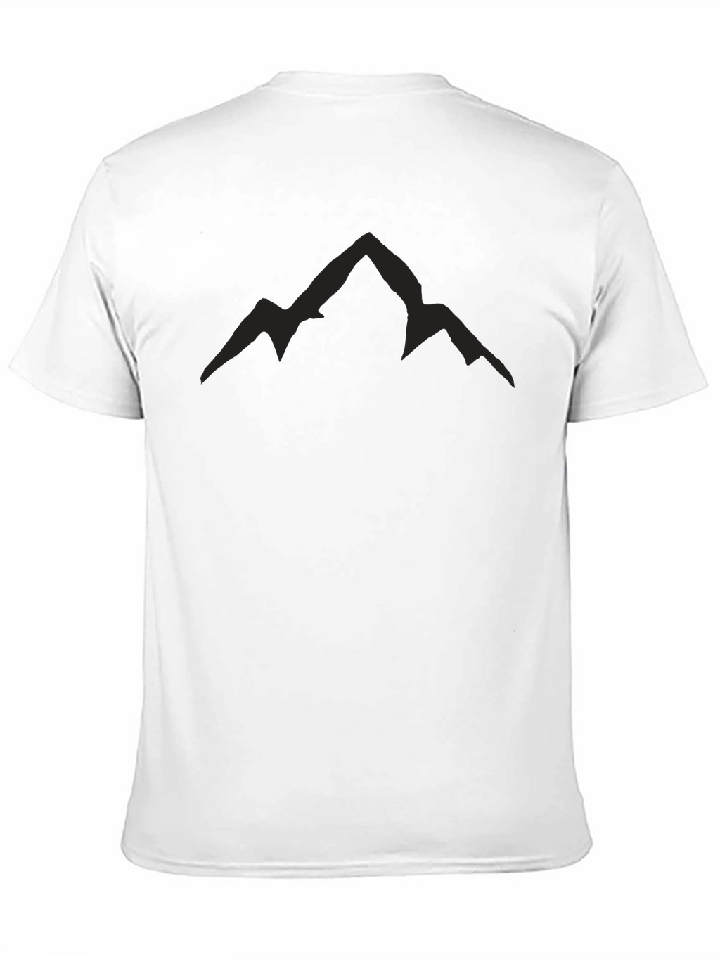 Mens Black Mountain Peak Graphic Tee