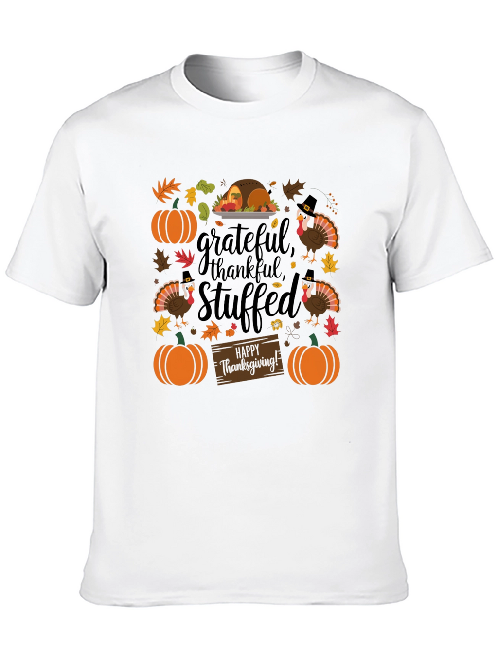 Grateful Thanksgiving Graphic T-Shirt