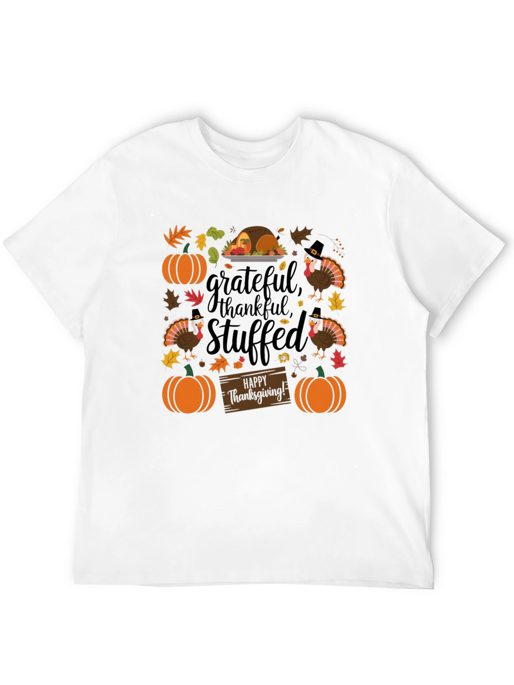 Grateful Thanksgiving Graphic T-Shirt