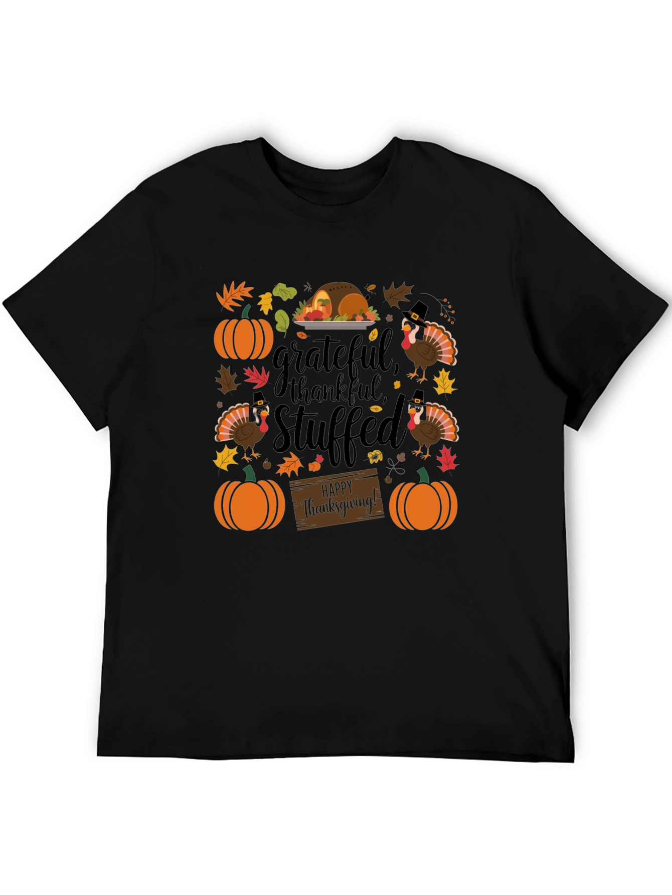 Grateful Thanksgiving Graphic T-Shirt