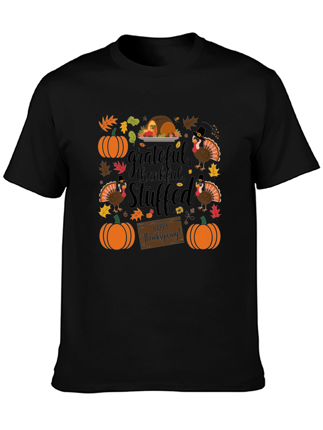 Grateful Thanksgiving Graphic T-Shirt