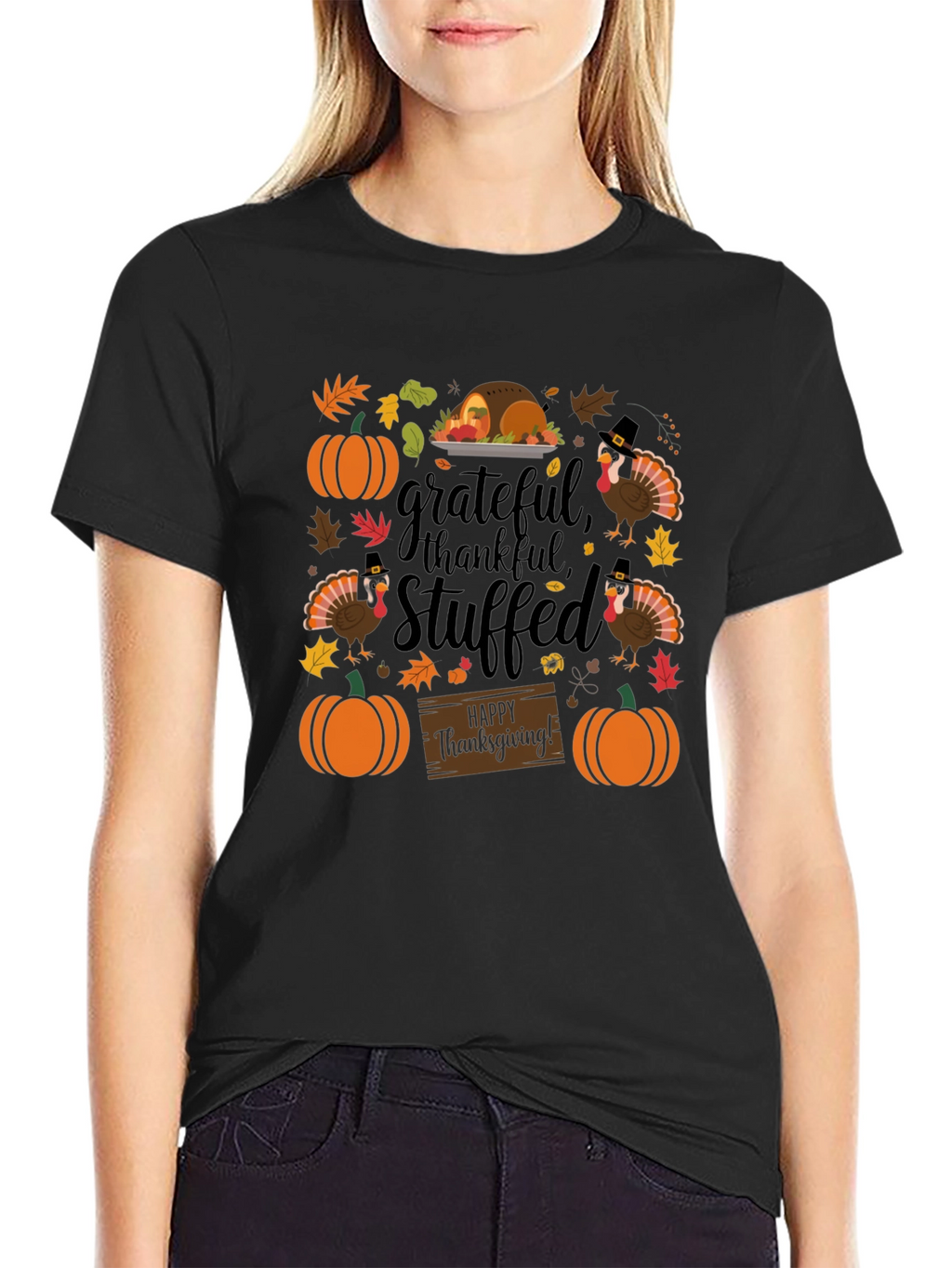 Grateful Thanksgiving Graphic T-Shirt