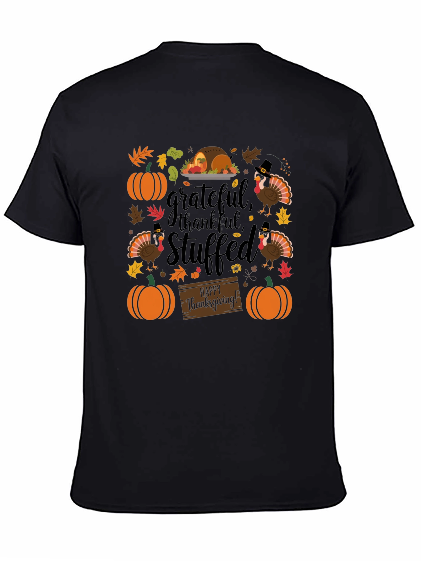 Grateful Thanksgiving Graphic T-Shirt