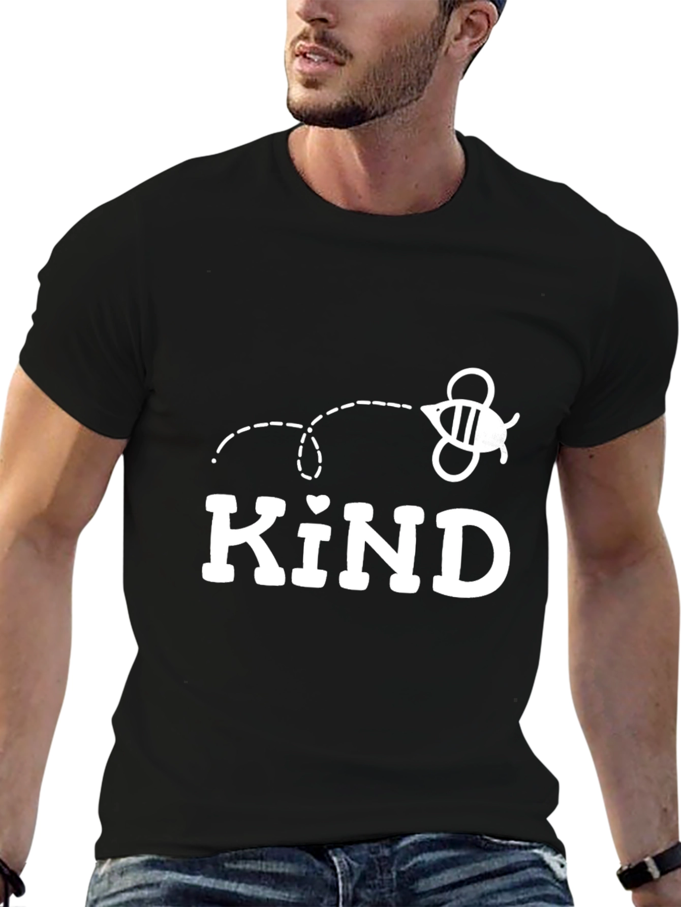 Be Kind Bee Graphic Tee - Black