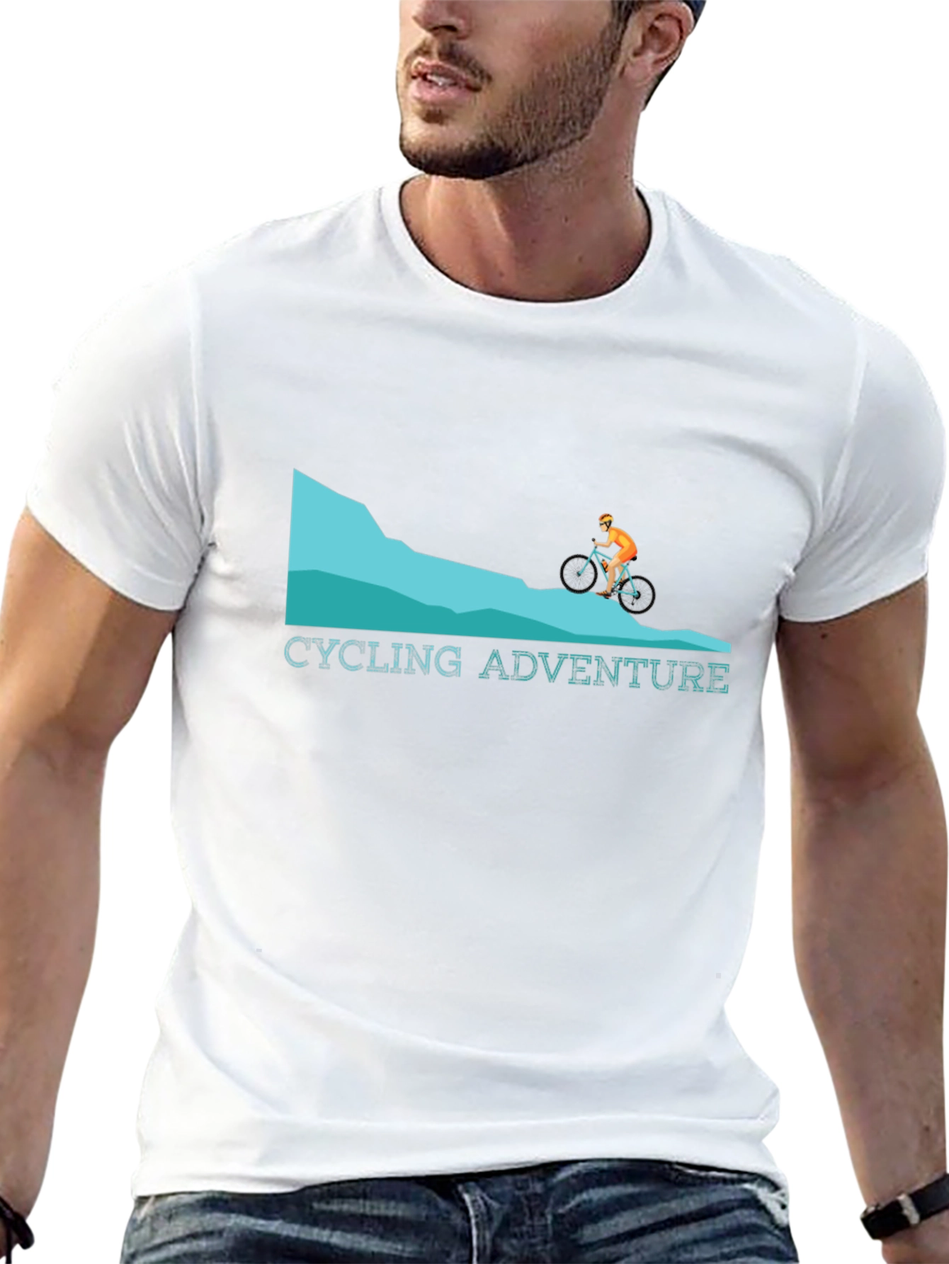 Cycling Adventure Graphic T-Shirt
