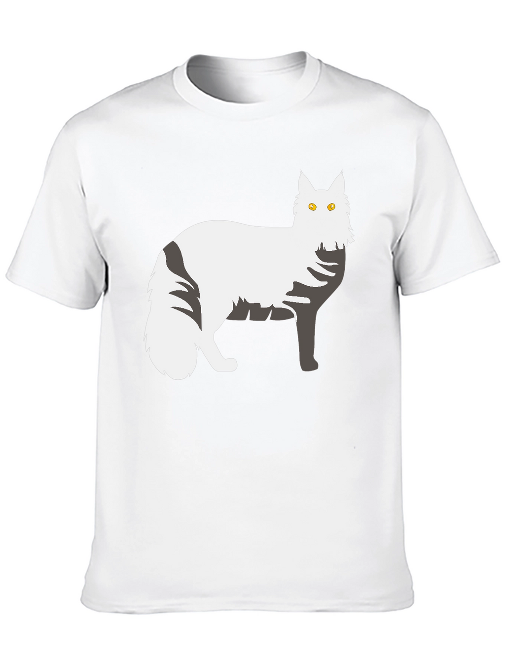 Cat Graphic T-Shirt - Black Unisex Tee