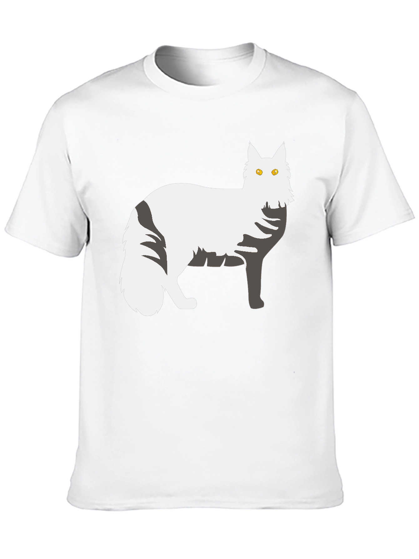 Cat Graphic T-Shirt - Black Unisex Tee