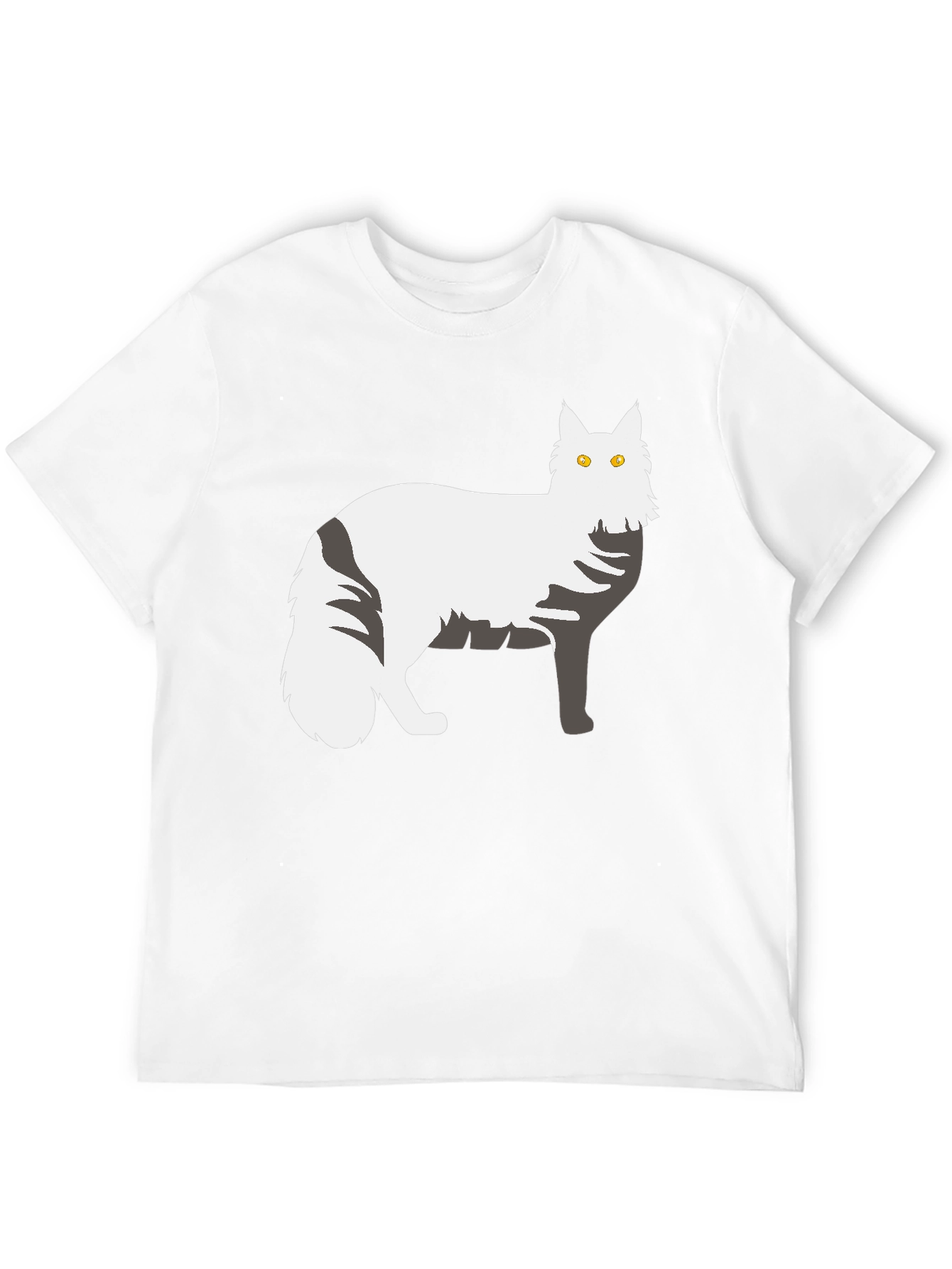 Cat Graphic T-Shirt - Black Unisex Tee
