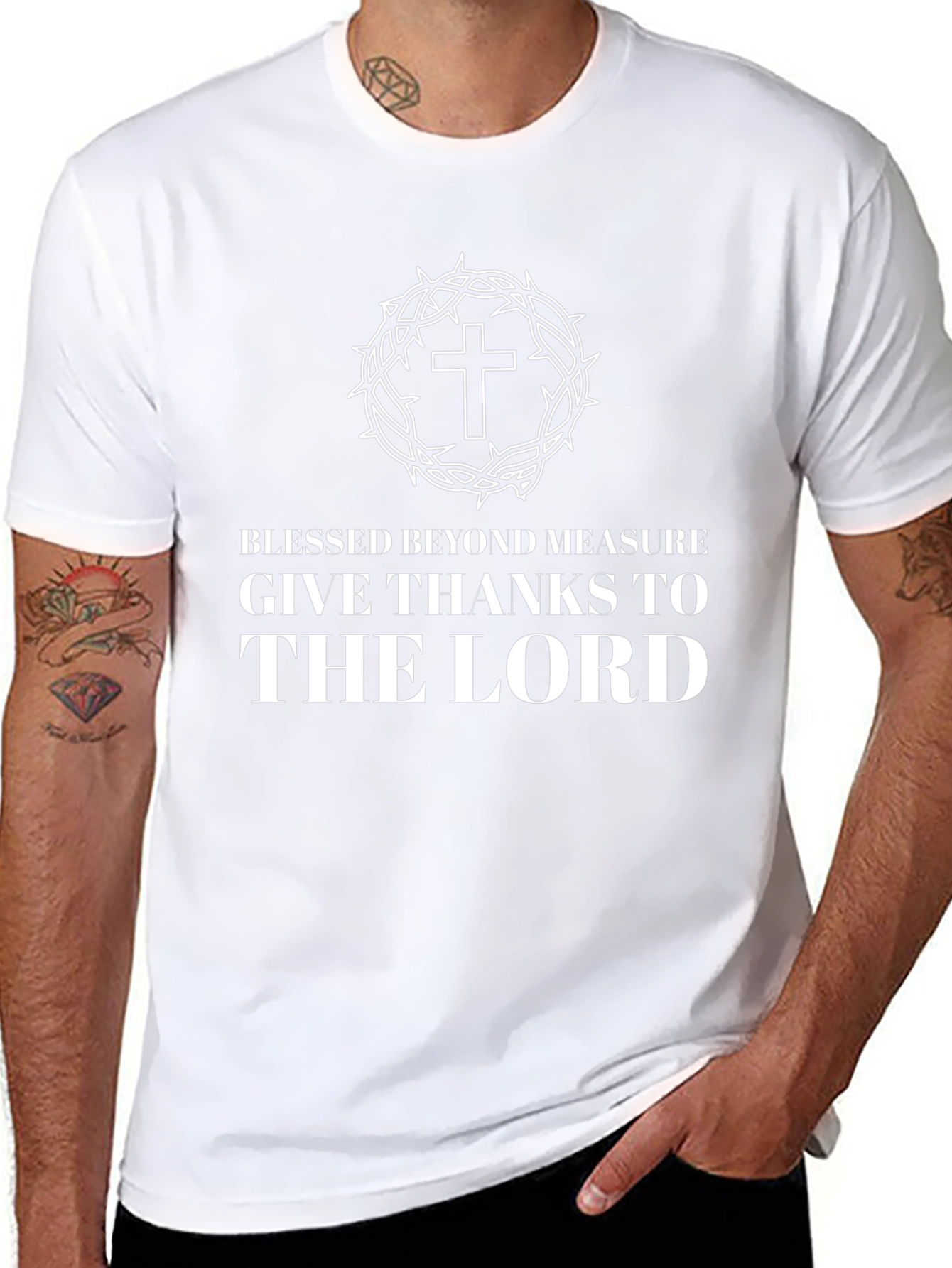 Blessed Beyond Measure Christian Graphic T-Shirt
