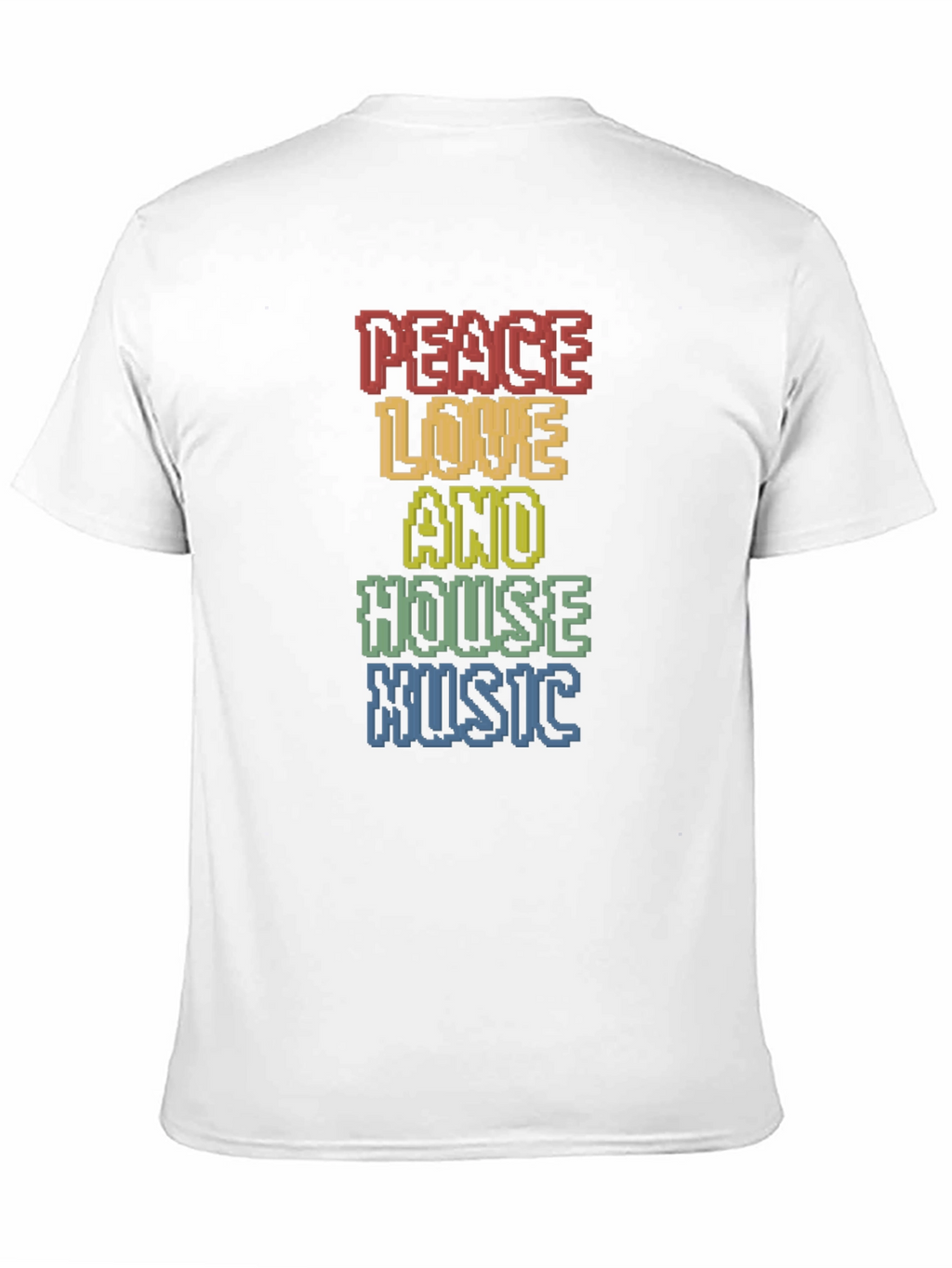 Peace Love House Music Graphic Tee