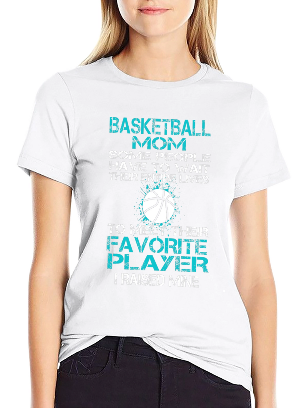 Basketball Mom Graphic T-Shirt - Favorite Player Tee