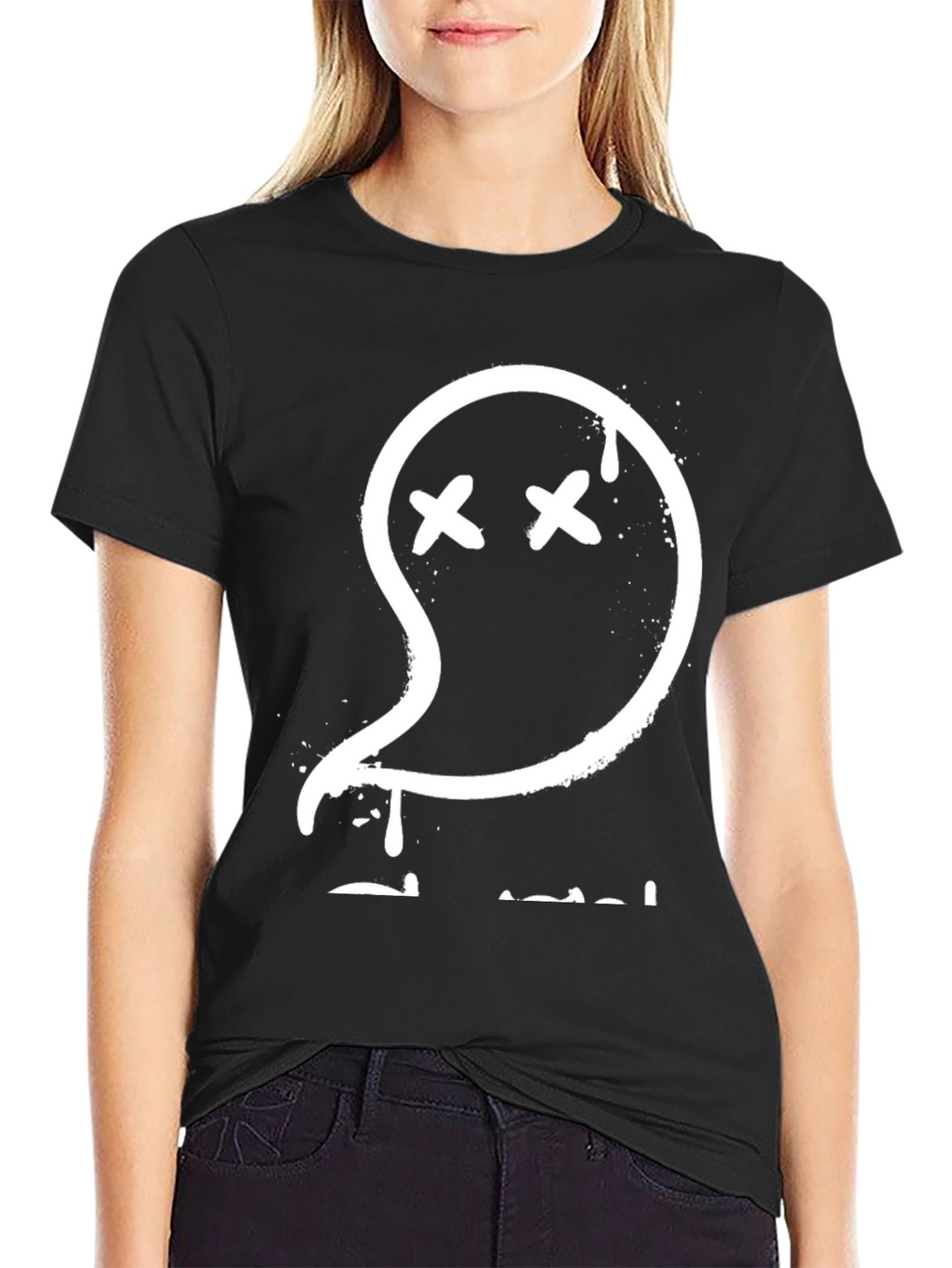 Ghost Graphic Black T-Shirt