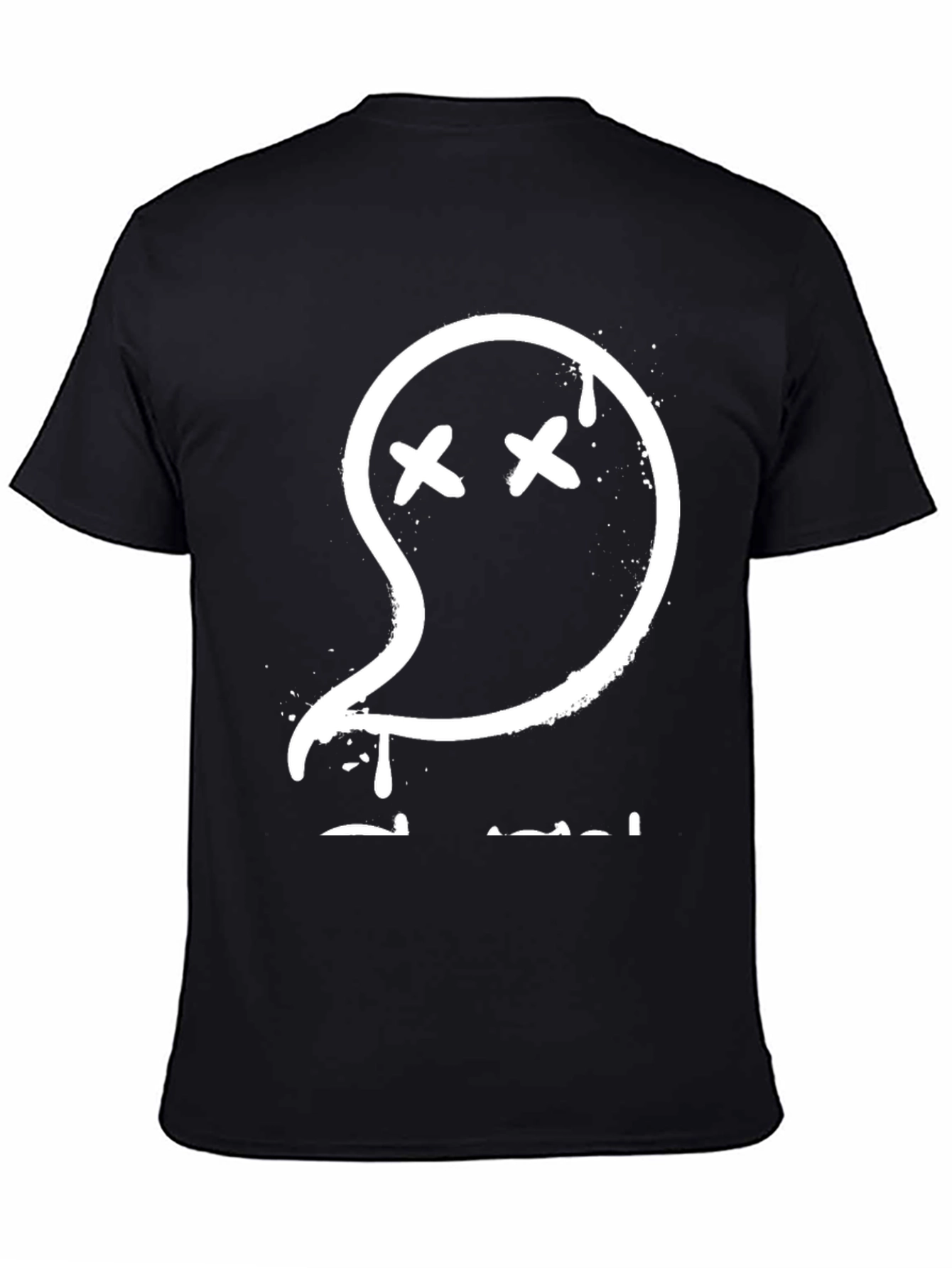 Ghost Graphic Black T-Shirt